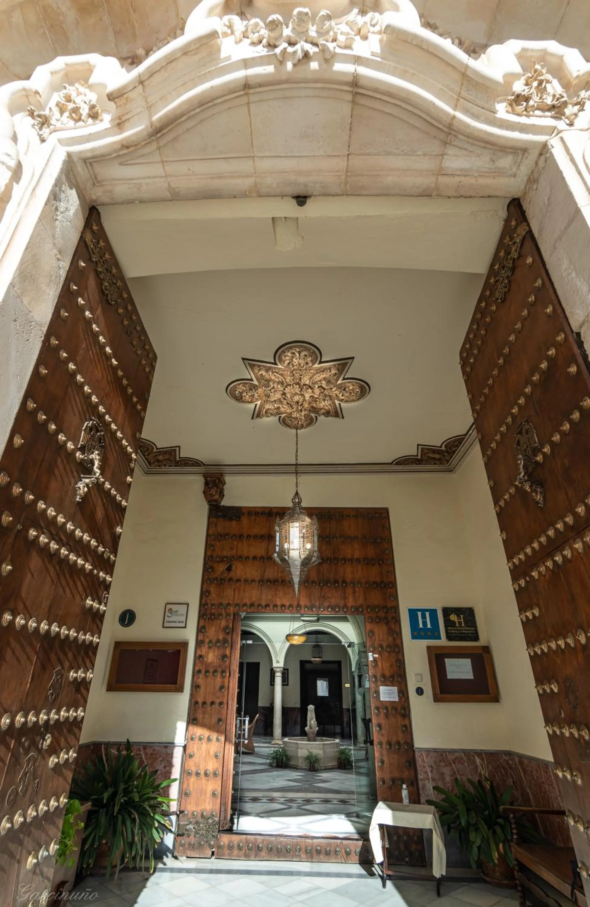 Facade/entrance in Palacio Marques de la Gomera