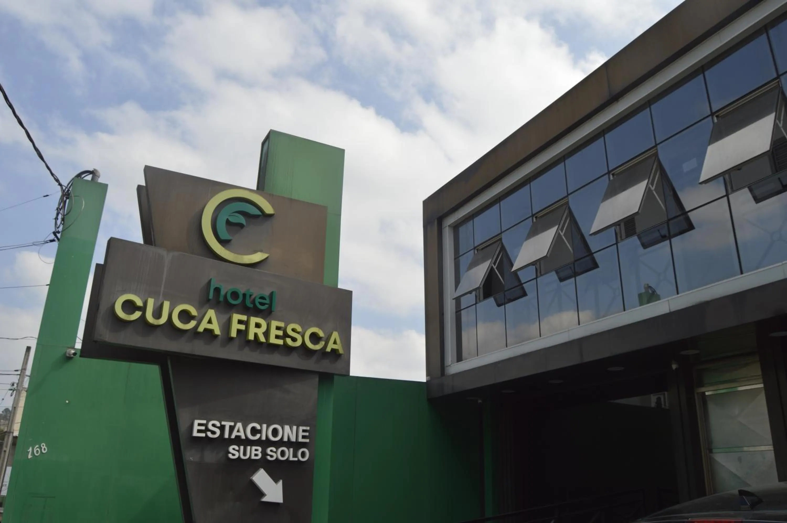 Property building in Hotel Cuca Fresca