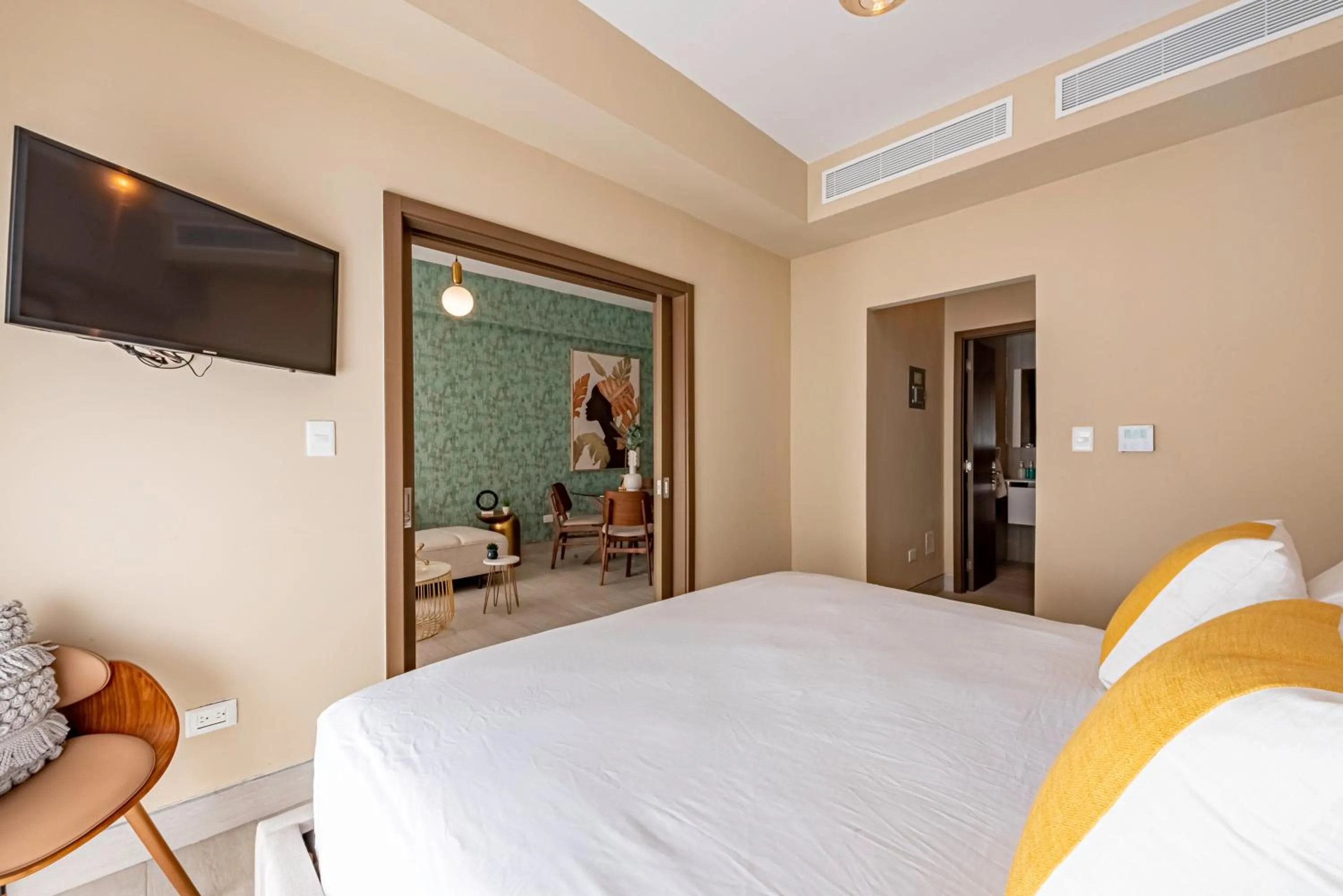 Bed in Brickell Apart Hotel