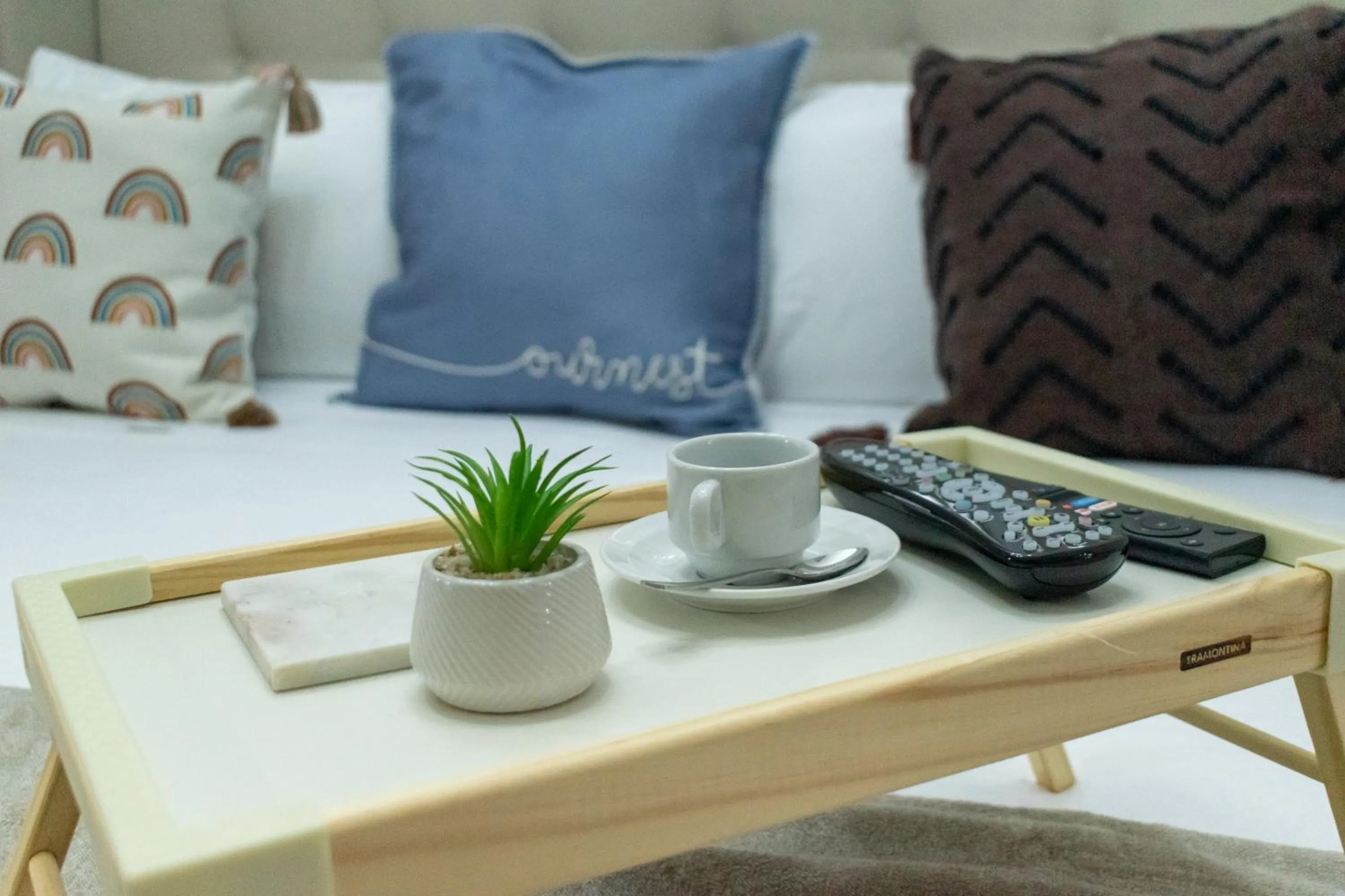 Decorative detail, Bed in Brickell Apart Hotel