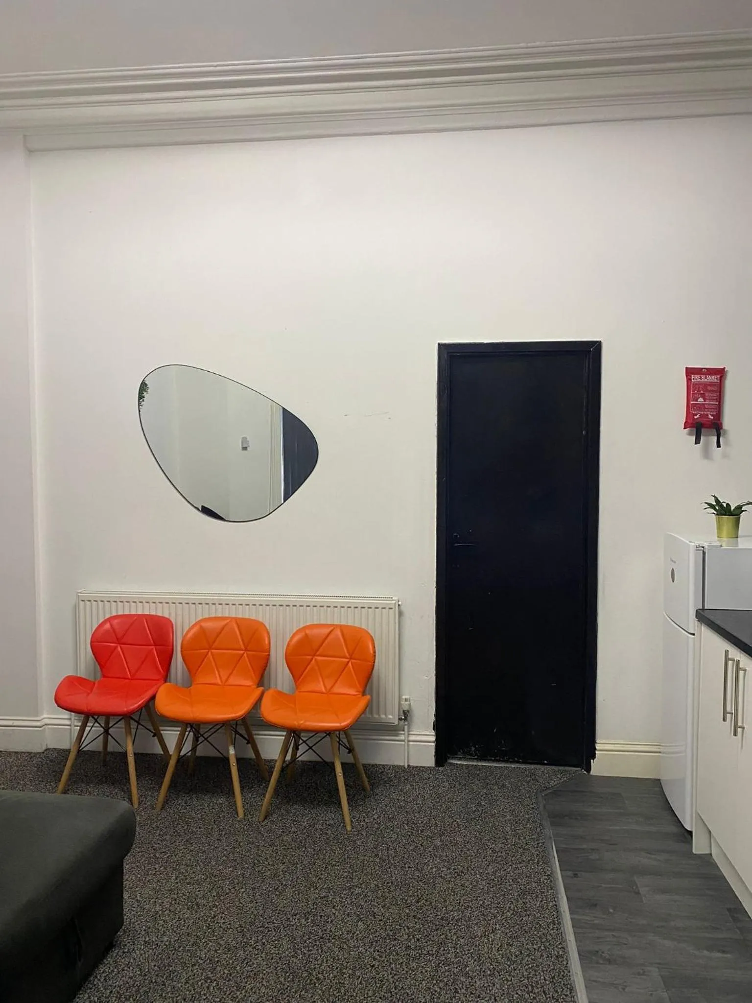 Living room in Black Ocean Holiday Apartments