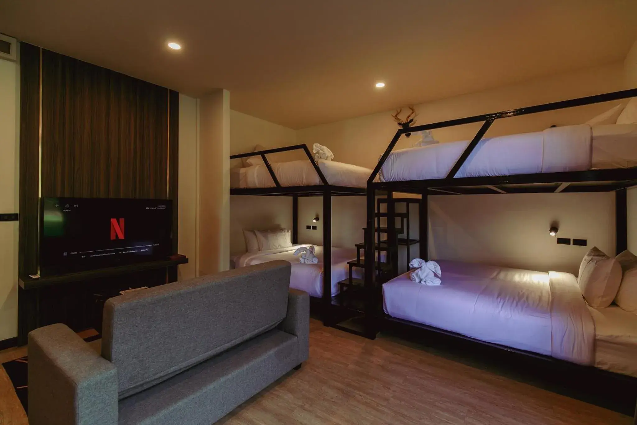 Quadruple Room with Mountain View in D’Endless Resotel Quadruple Room with Mountain View in D’Endless Resotel