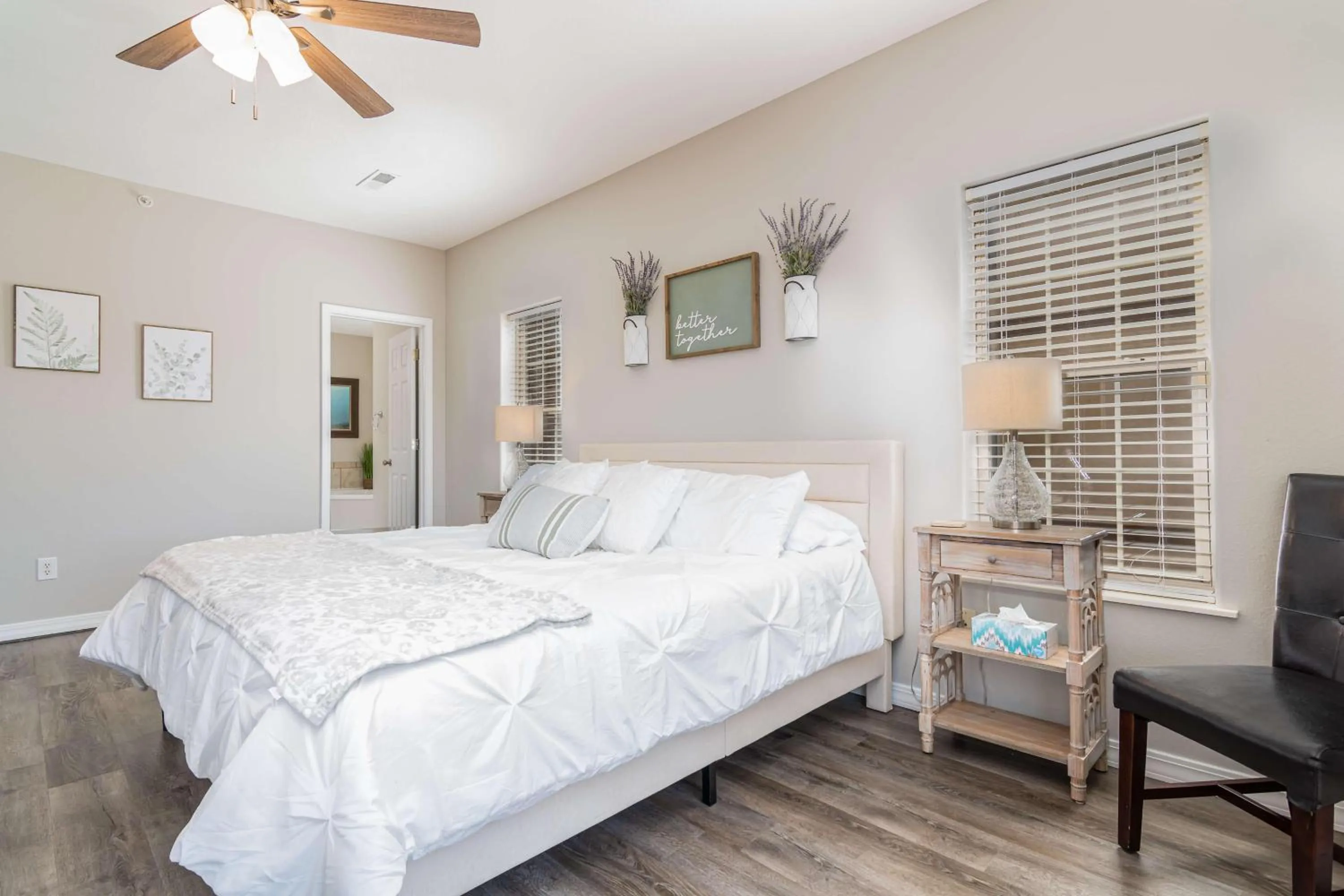 Bed in Sunset at Watersedge Condo