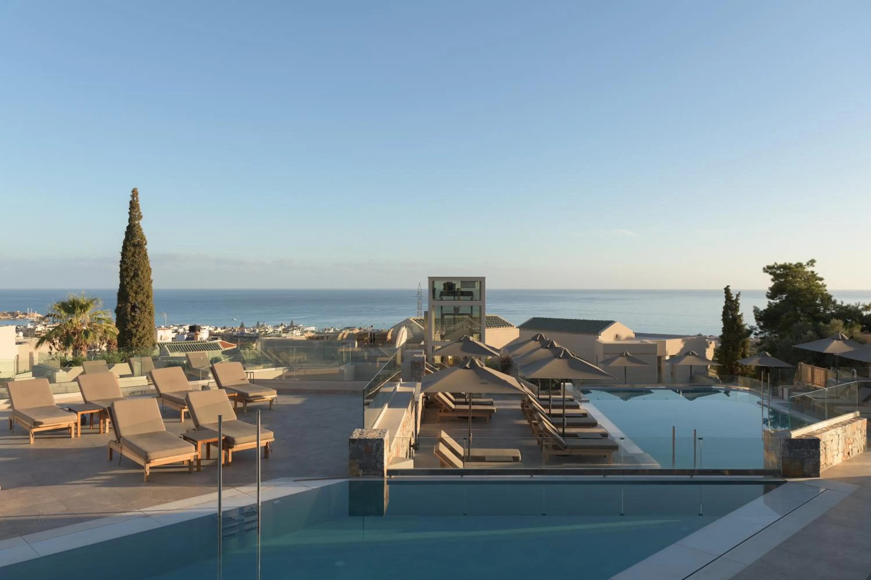 Pool view in Galaxy Suites Boutique Resort