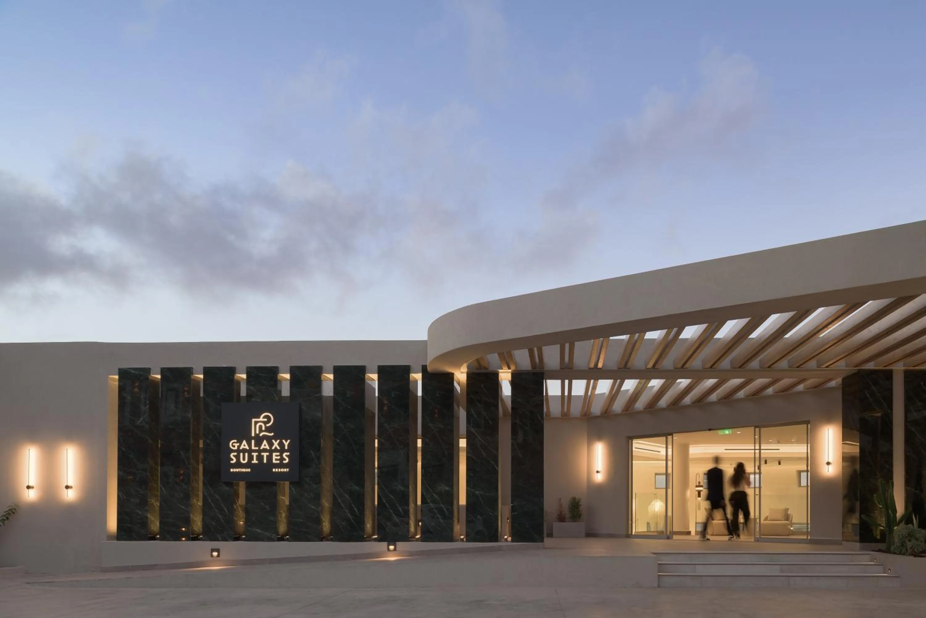 Facade/entrance in Galaxy Suites Boutique Resort