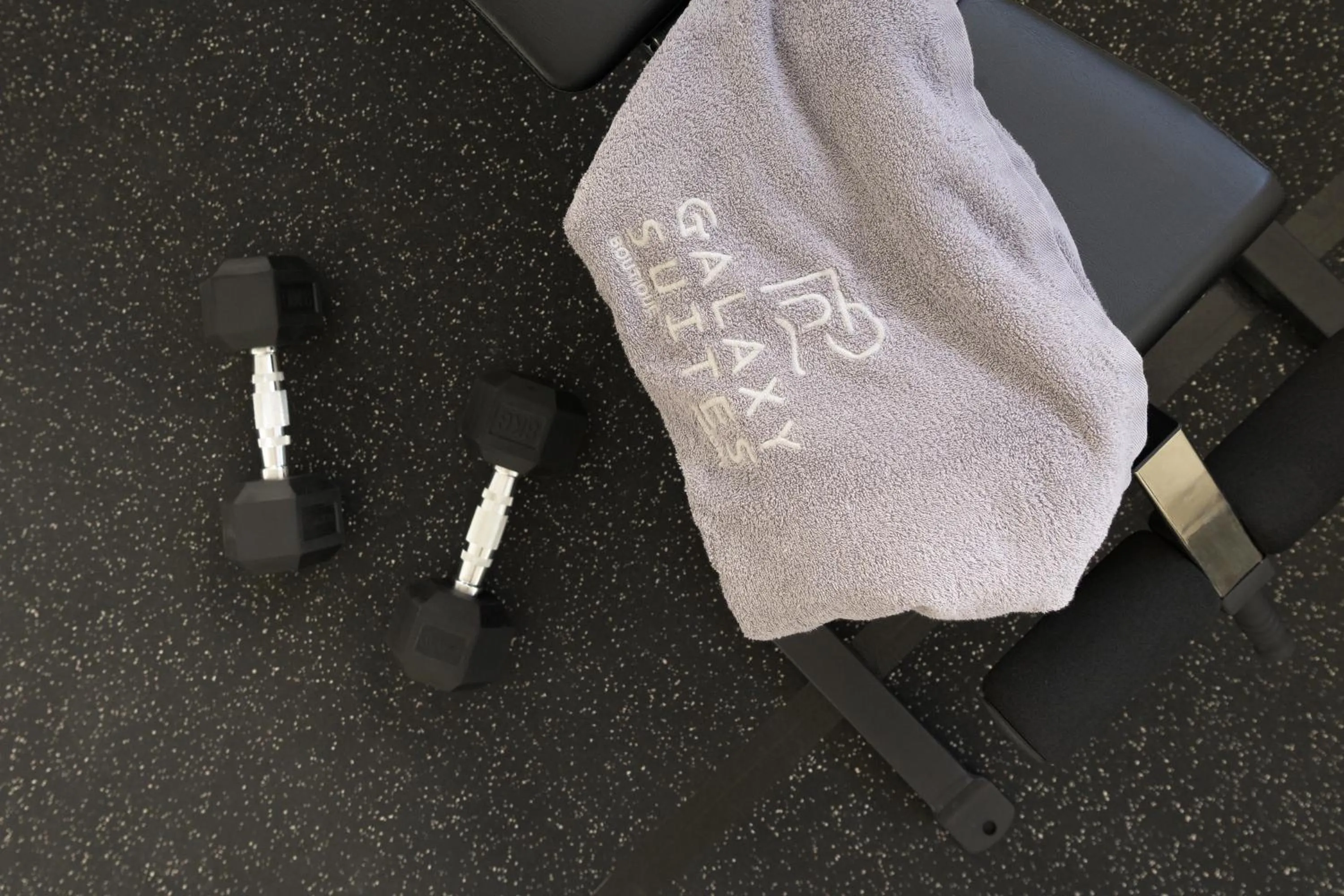 Fitness centre/facilities in Galaxy Suites Boutique Resort