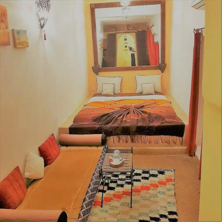 Bed in riad dar saba shika