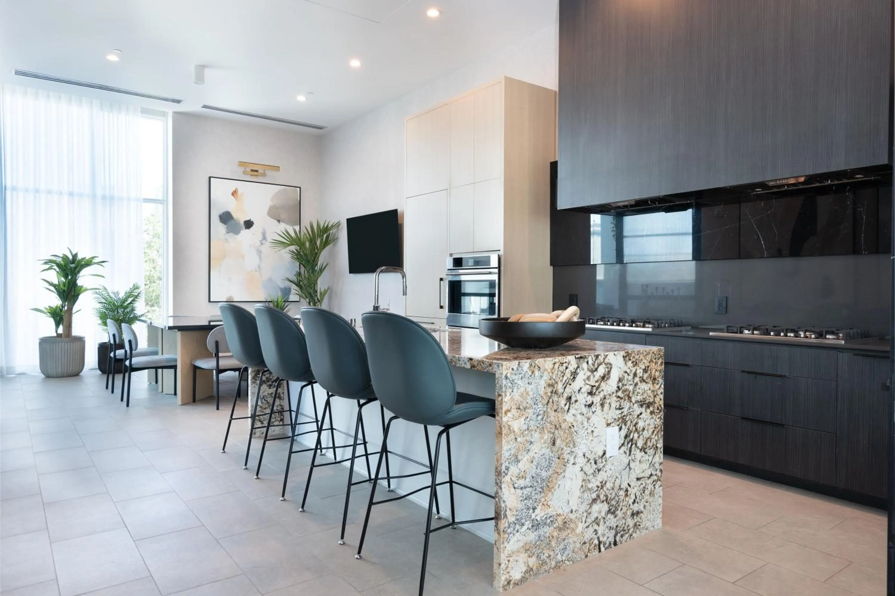 Seating area in Level Long Beach - East Village