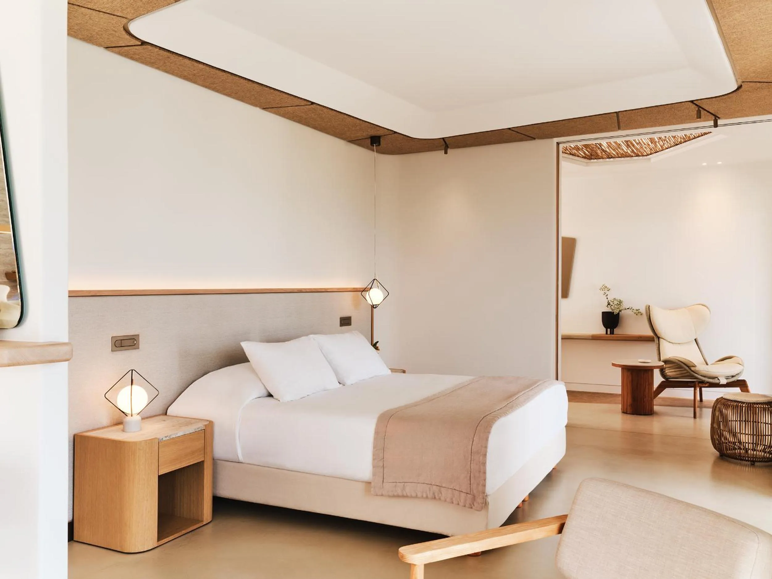 Bedroom, Bed in Bill&Coo Mykonos-The Leading Hotels of the World