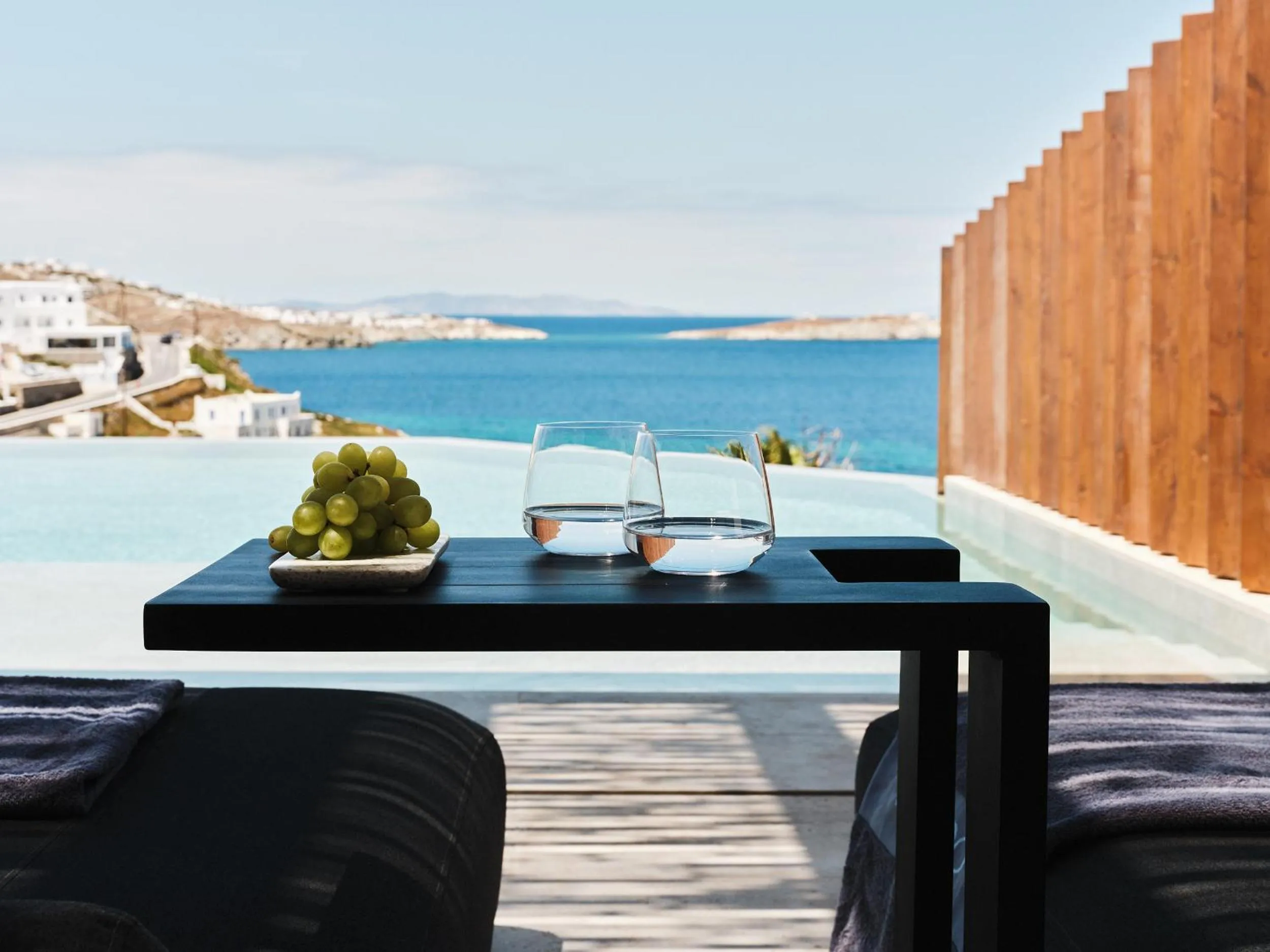 Balcony/Terrace in Bill&Coo Mykonos-The Leading Hotels of the World