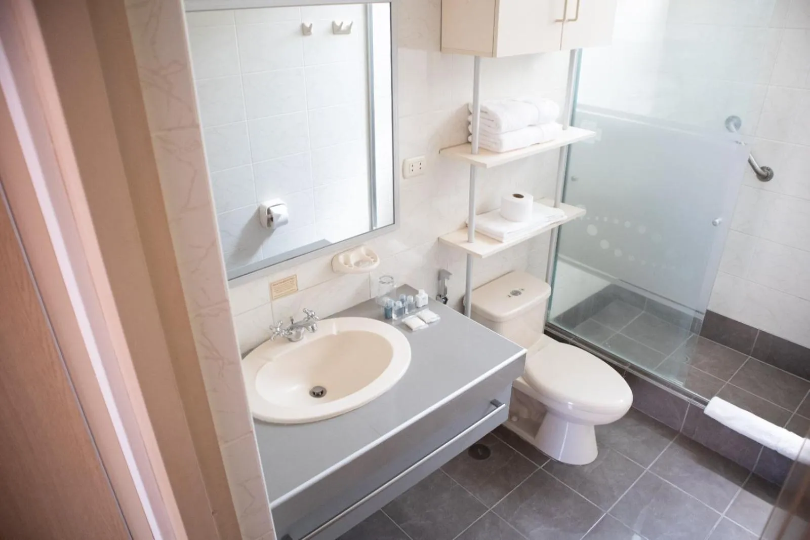 Shower in Xima Central Tacna