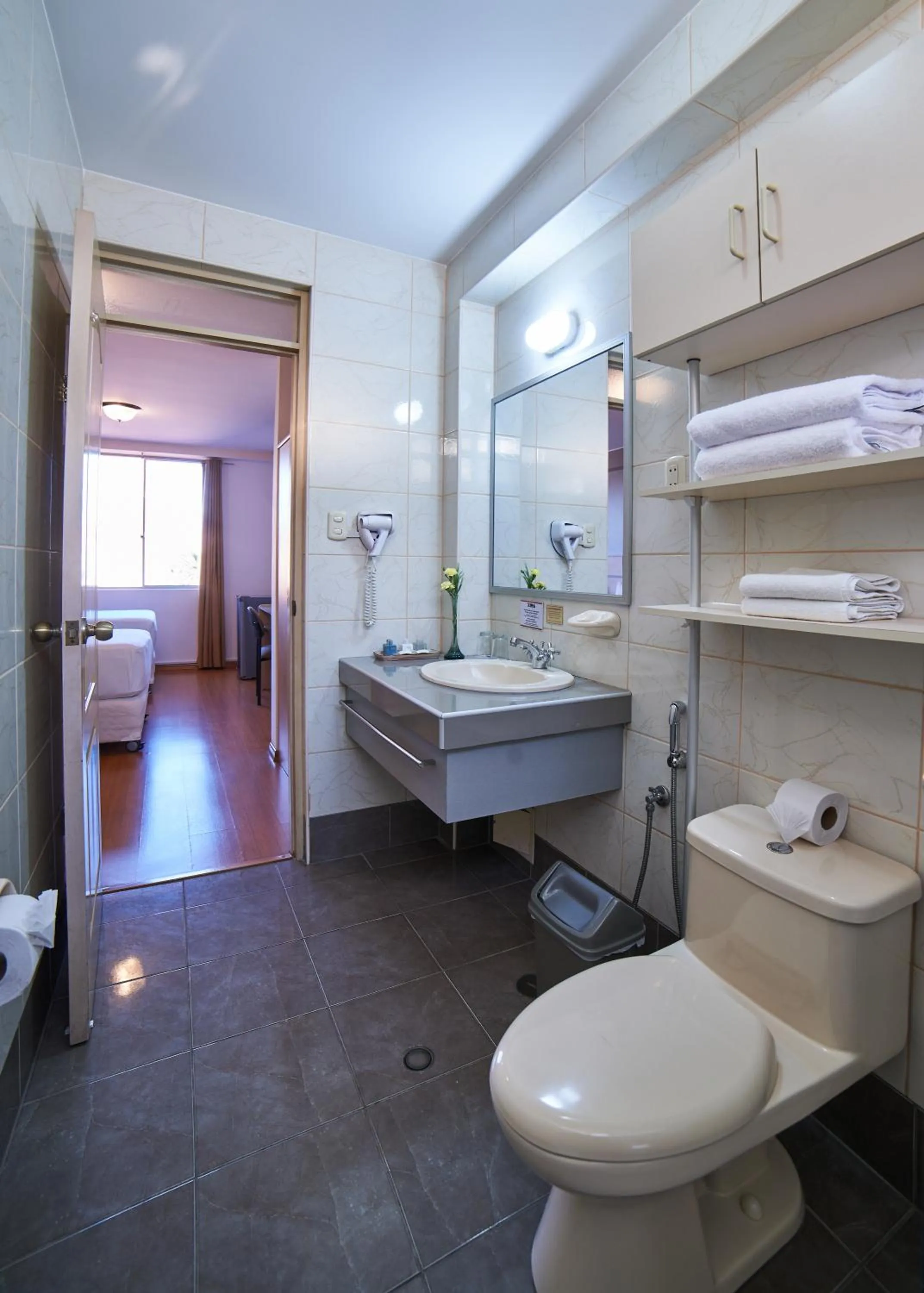 Shower in Xima Central Tacna