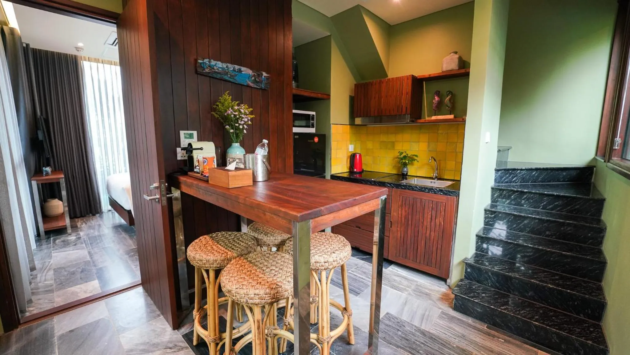 Kitchen or kitchenette in CHiEM HoiAn - The Beachside Boutique Hotel & Villa