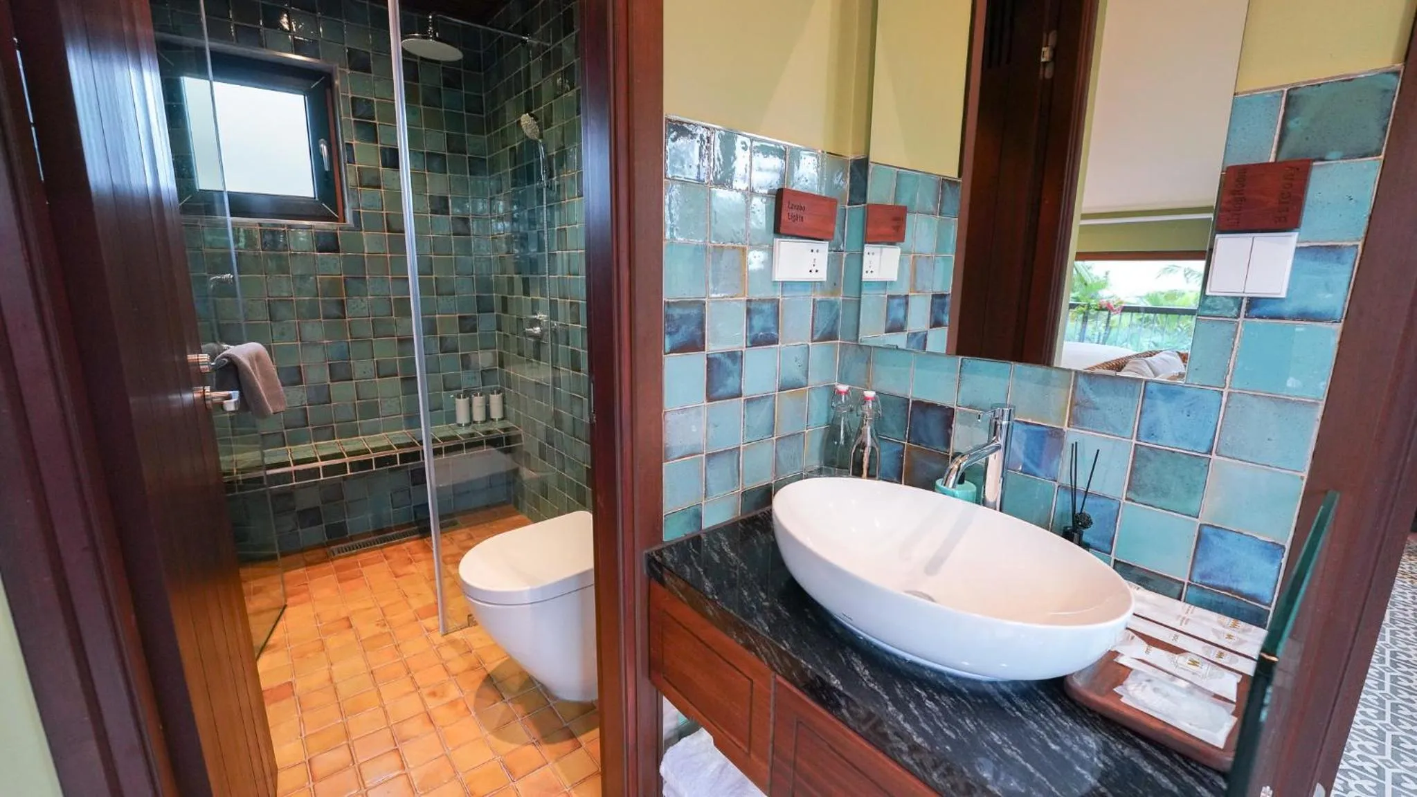 Toilet in CHiEM HoiAn - The Beachside Boutique Hotel & Villa