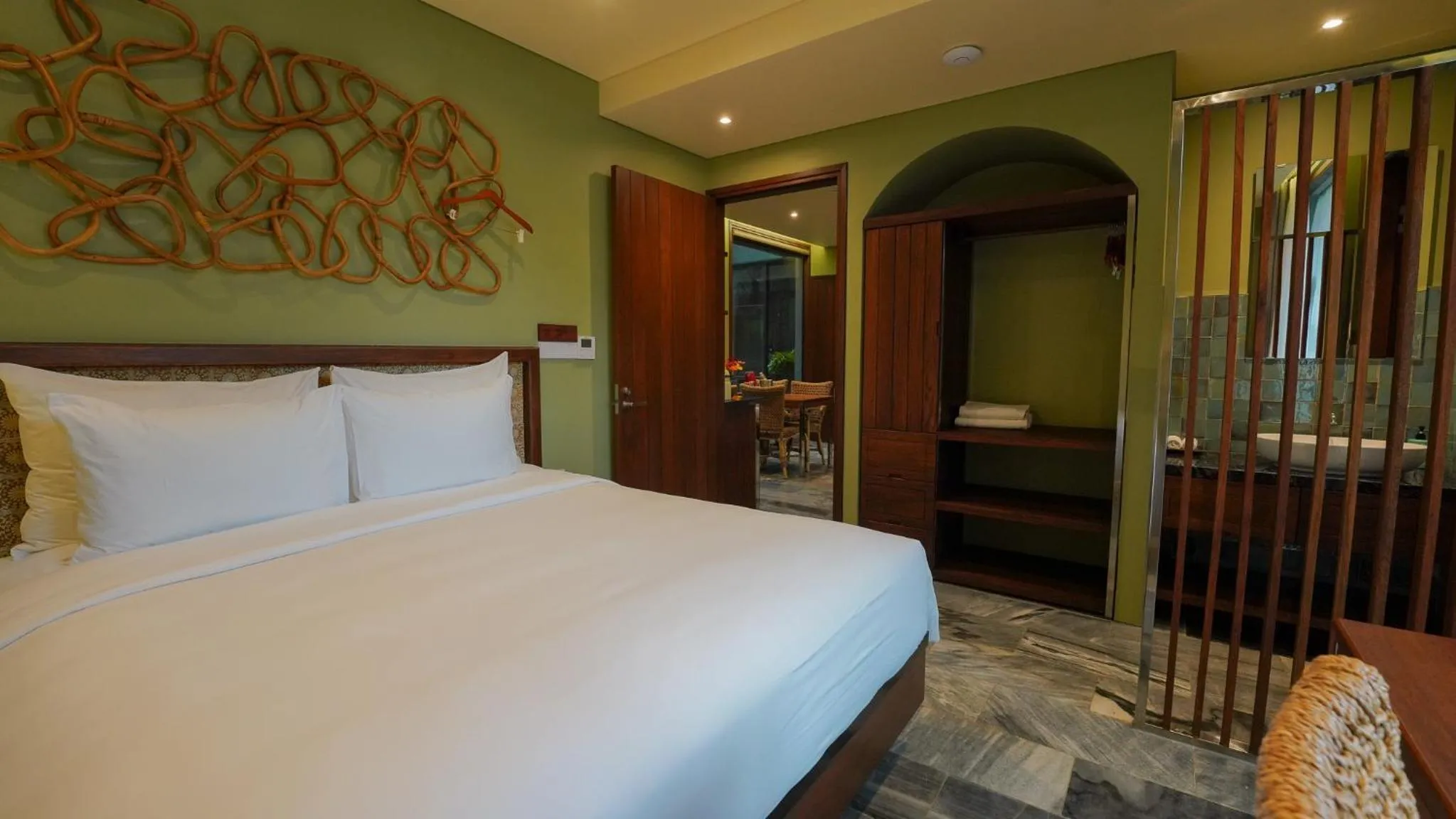 Bed in CHiEM HoiAn - The Beachside Boutique Hotel & Villa