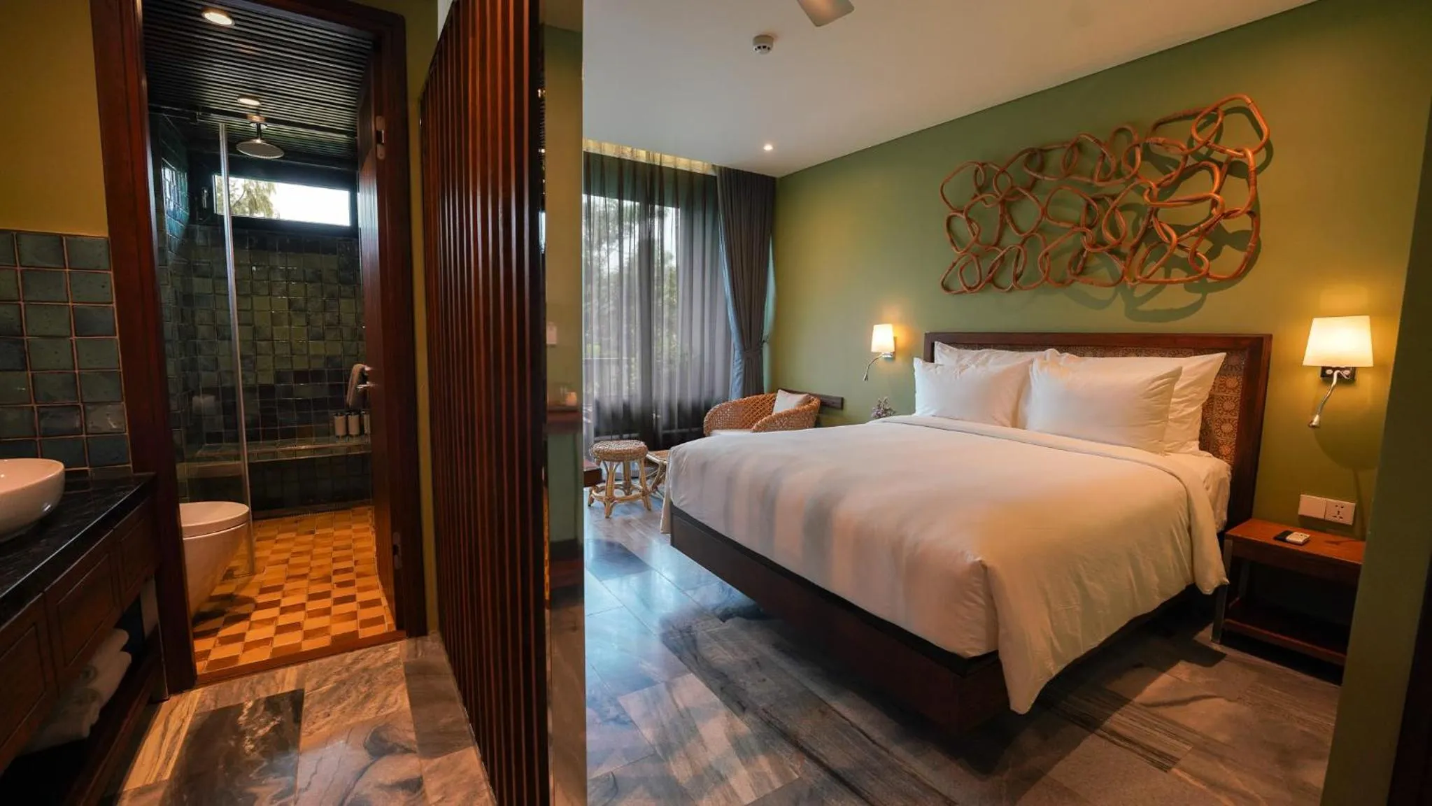 Photo of the whole room, Bed in CHiEM HoiAn - The Beachside Boutique Hotel & Villa