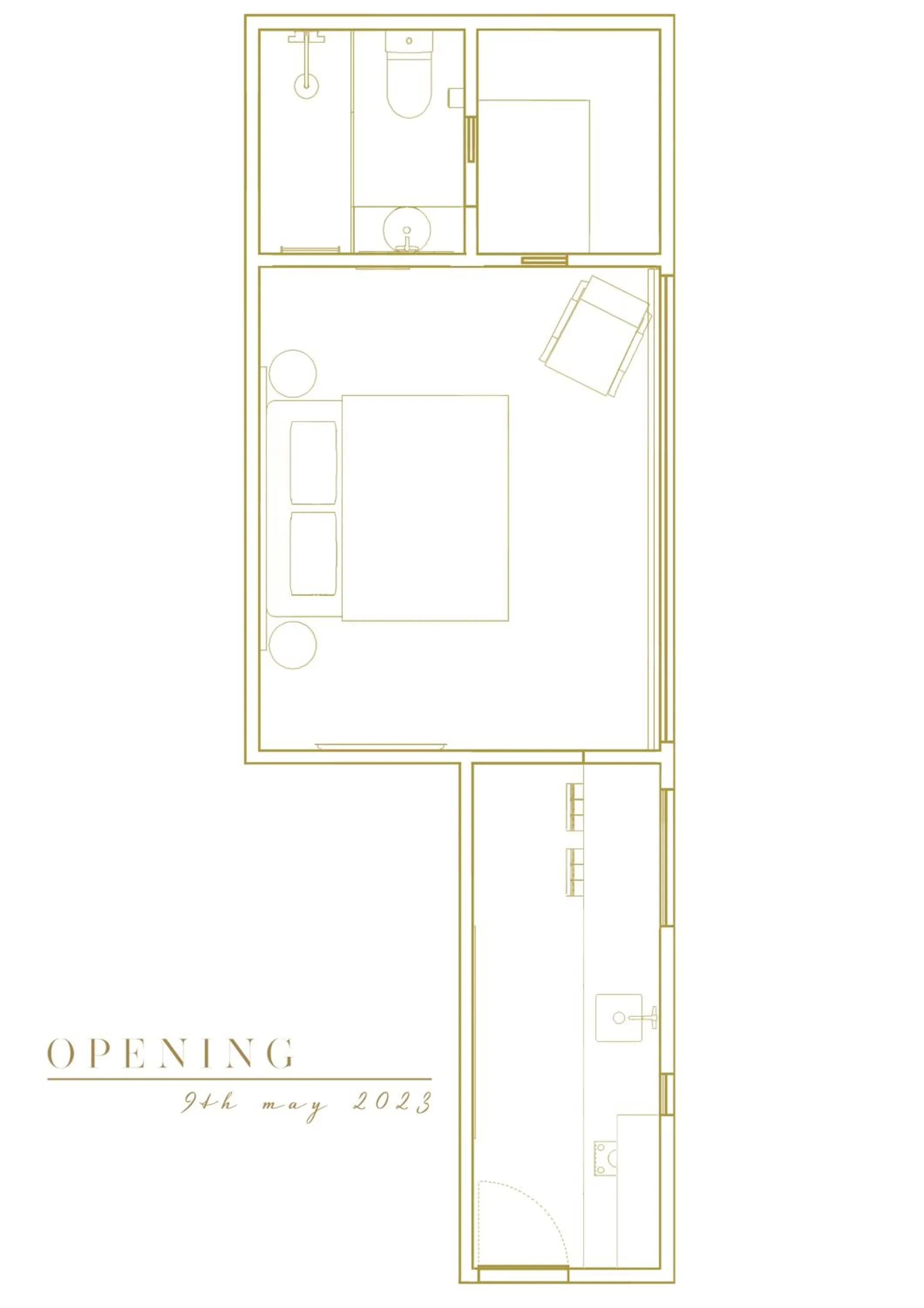 Floor plan in The Cobbler Hotel