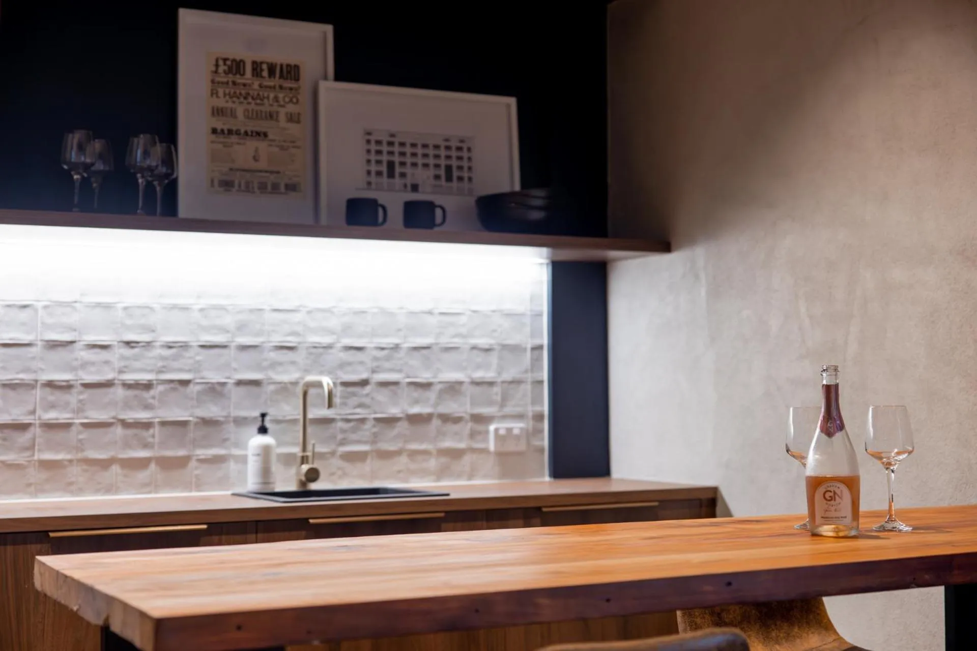 kitchen in The Cobbler Hotel