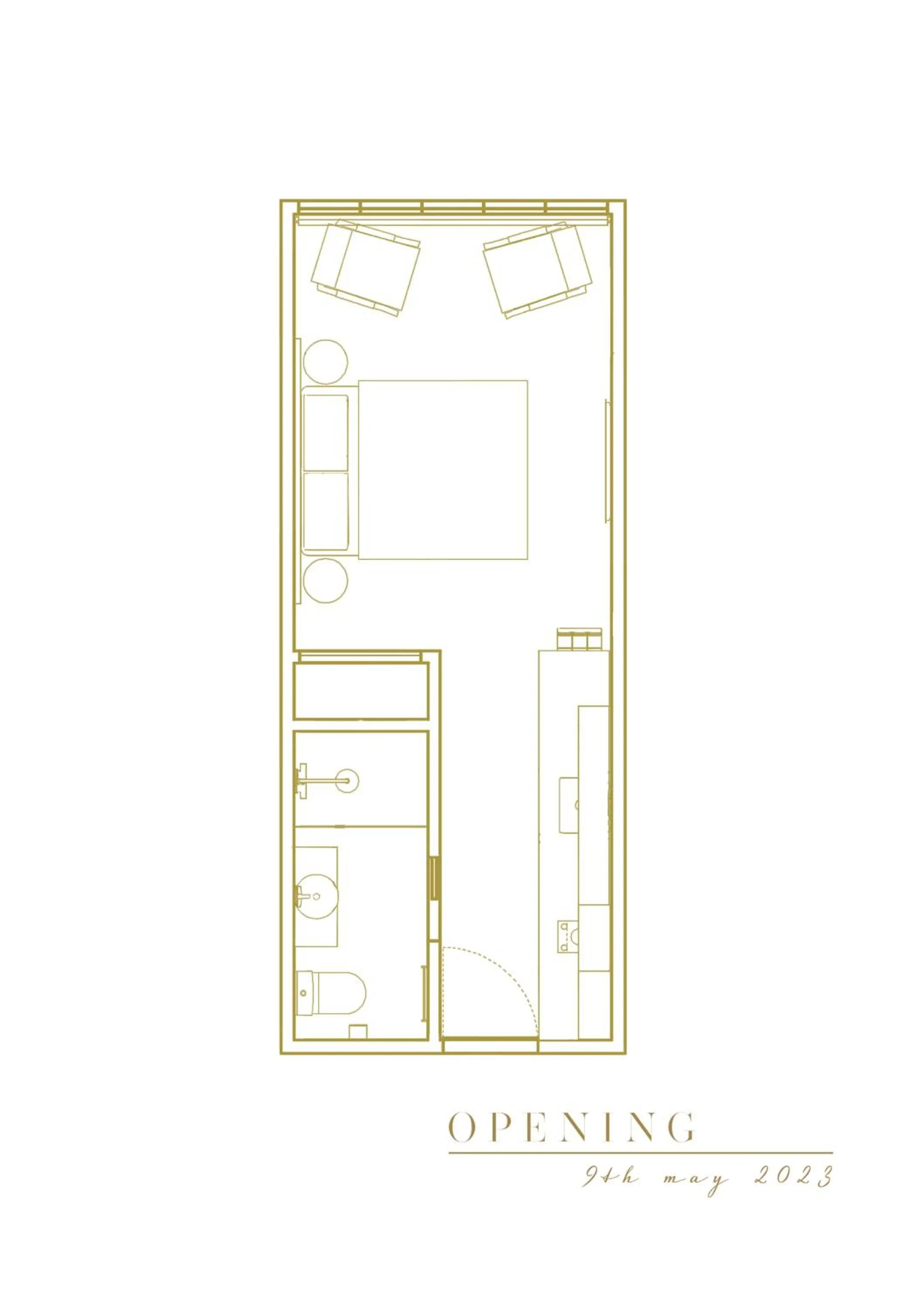 Floor plan in The Cobbler Hotel