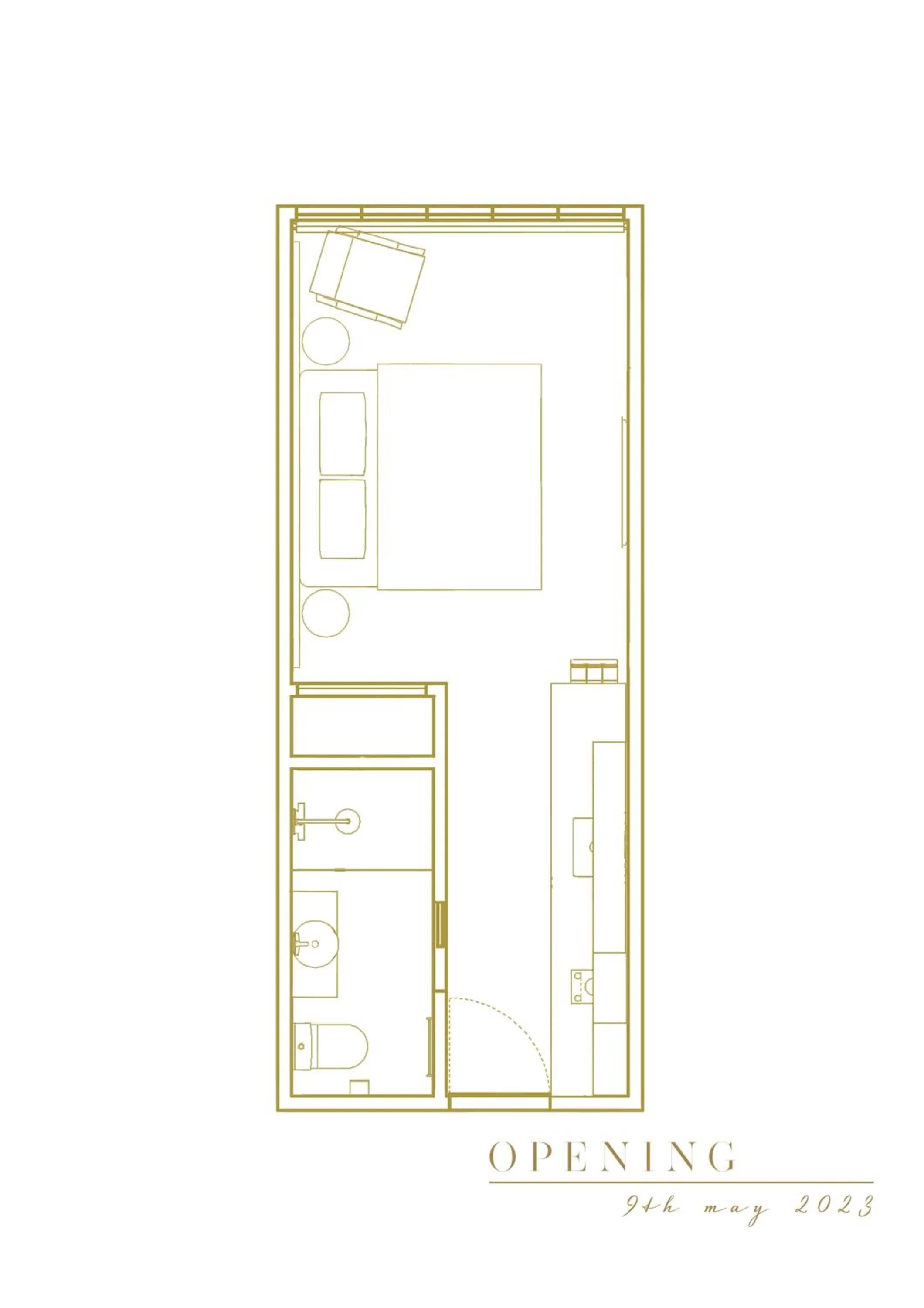 Floor plan in The Cobbler Hotel