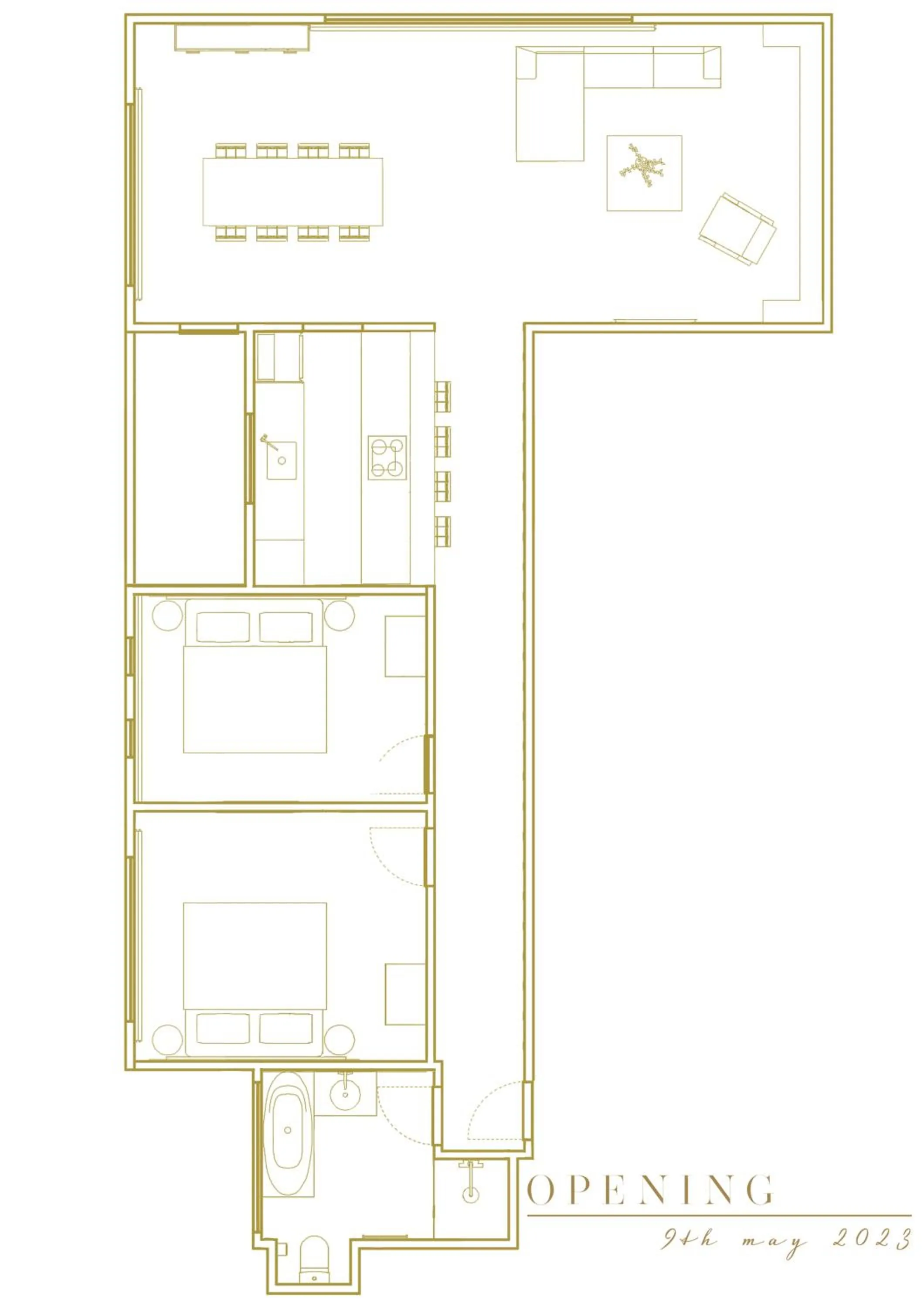 Floor plan in The Cobbler Hotel