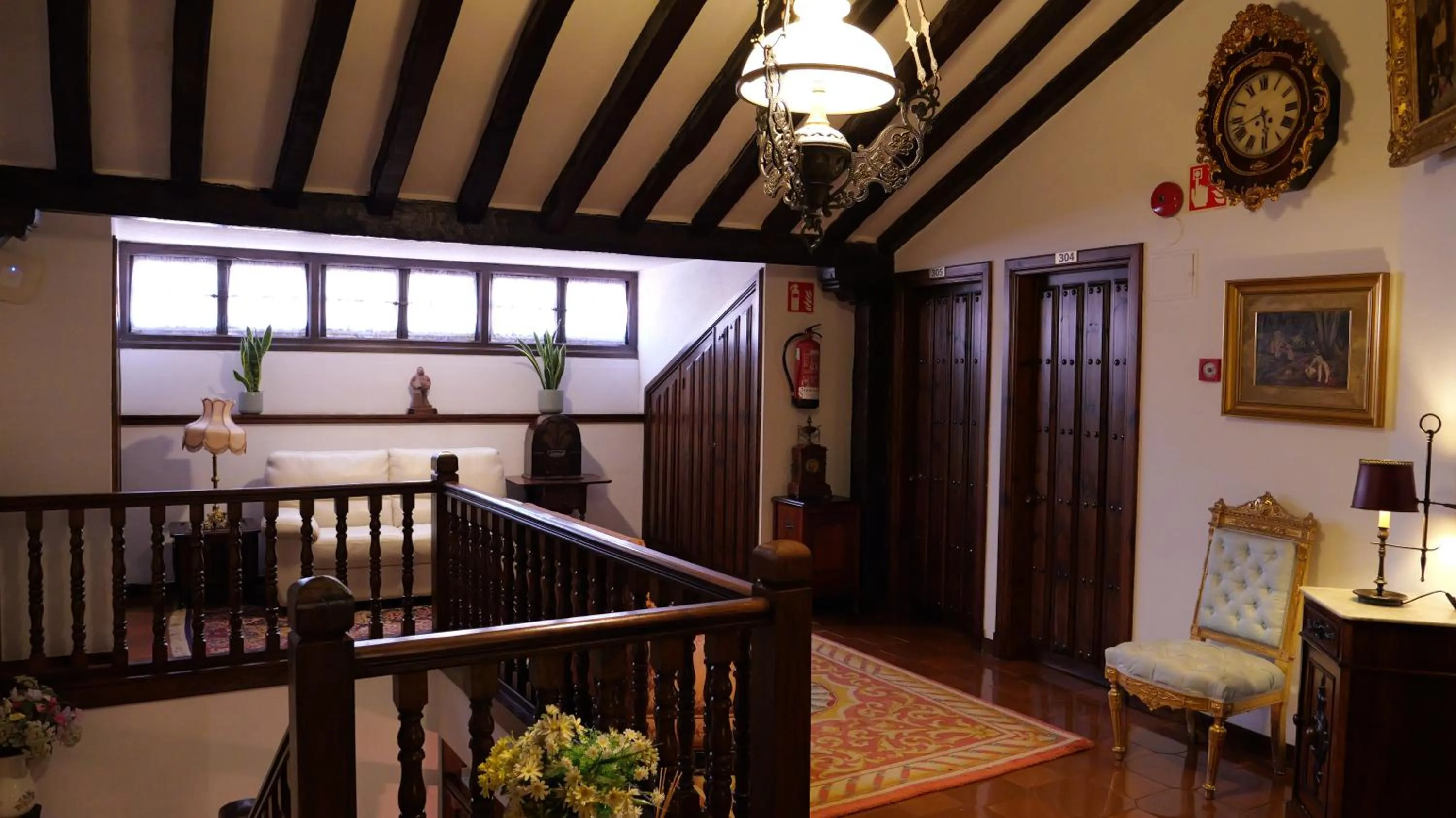 Living room in Hotel Santillana