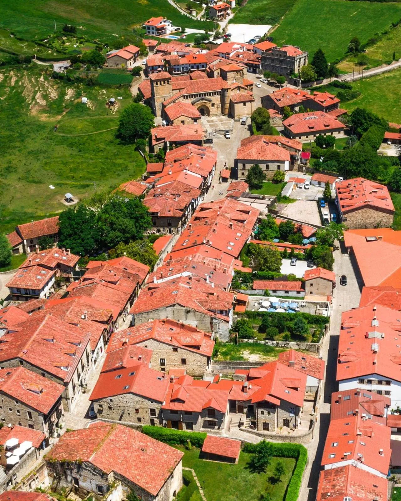 Bird's eye view in Hotel Santillana