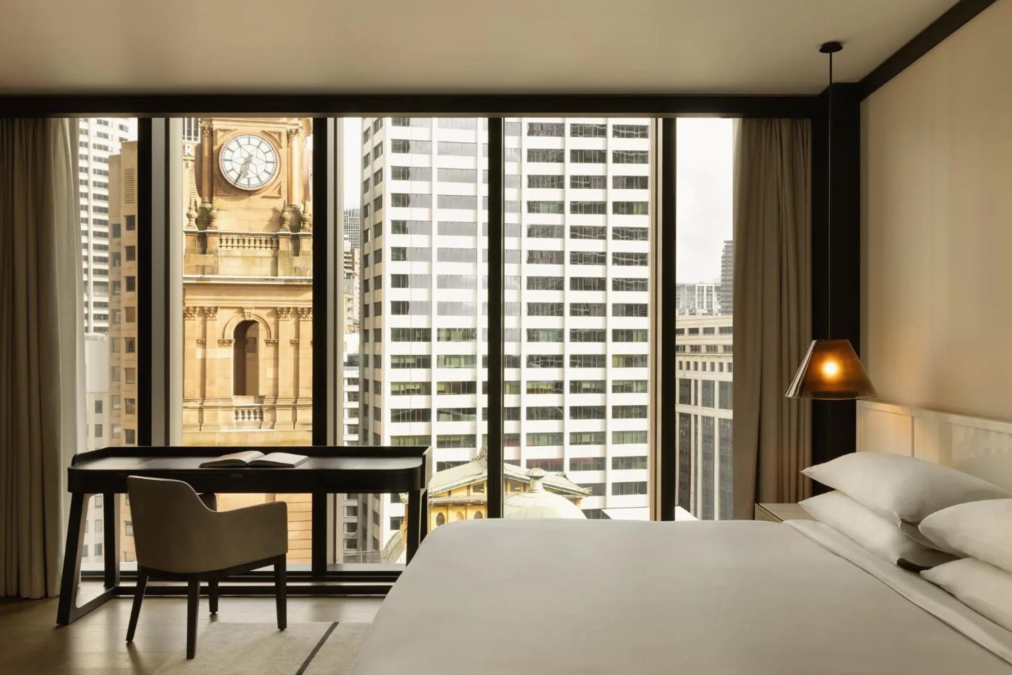 View (from property/room), Bed in Capella Sydney