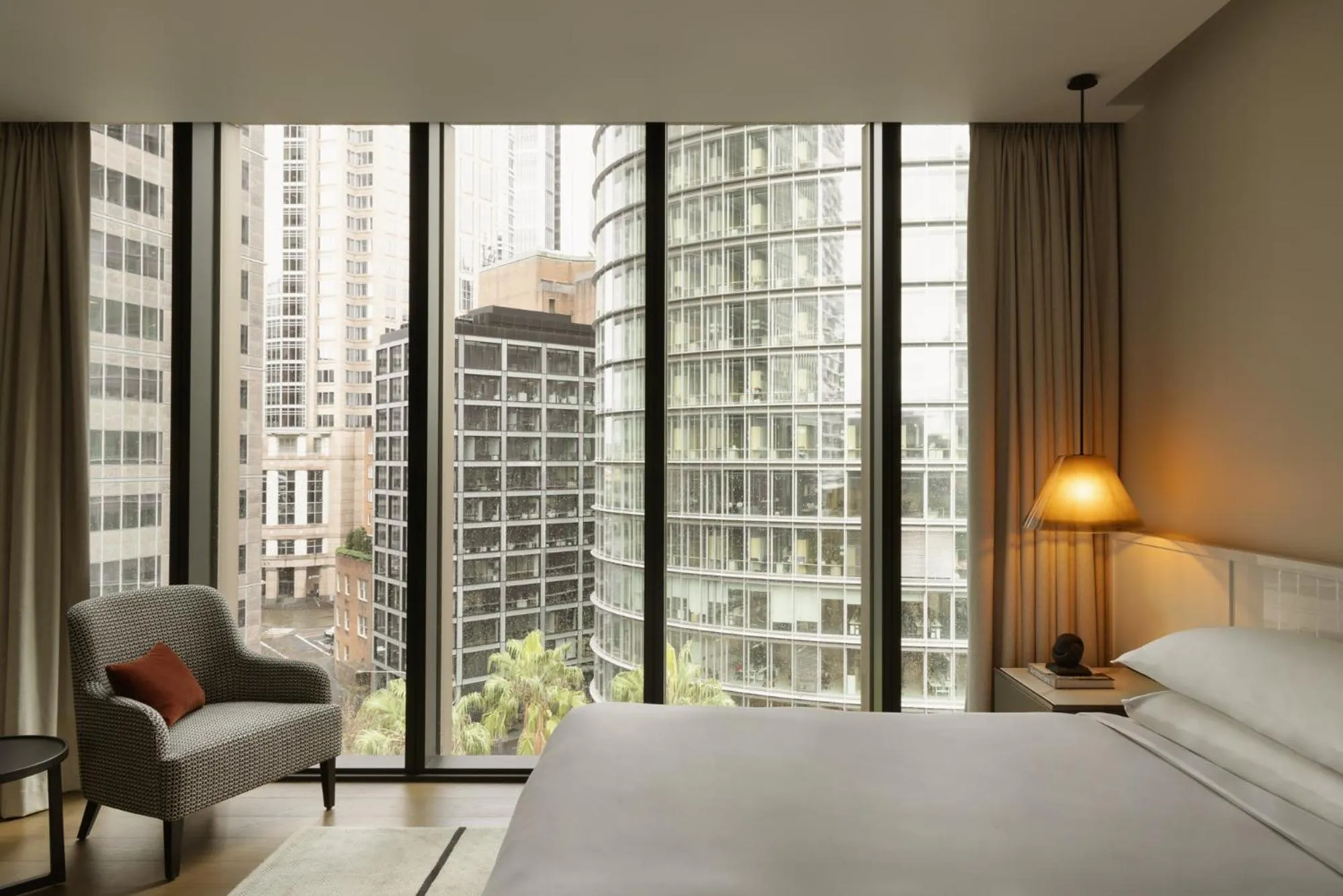 View (from property/room), Bed in Capella Sydney