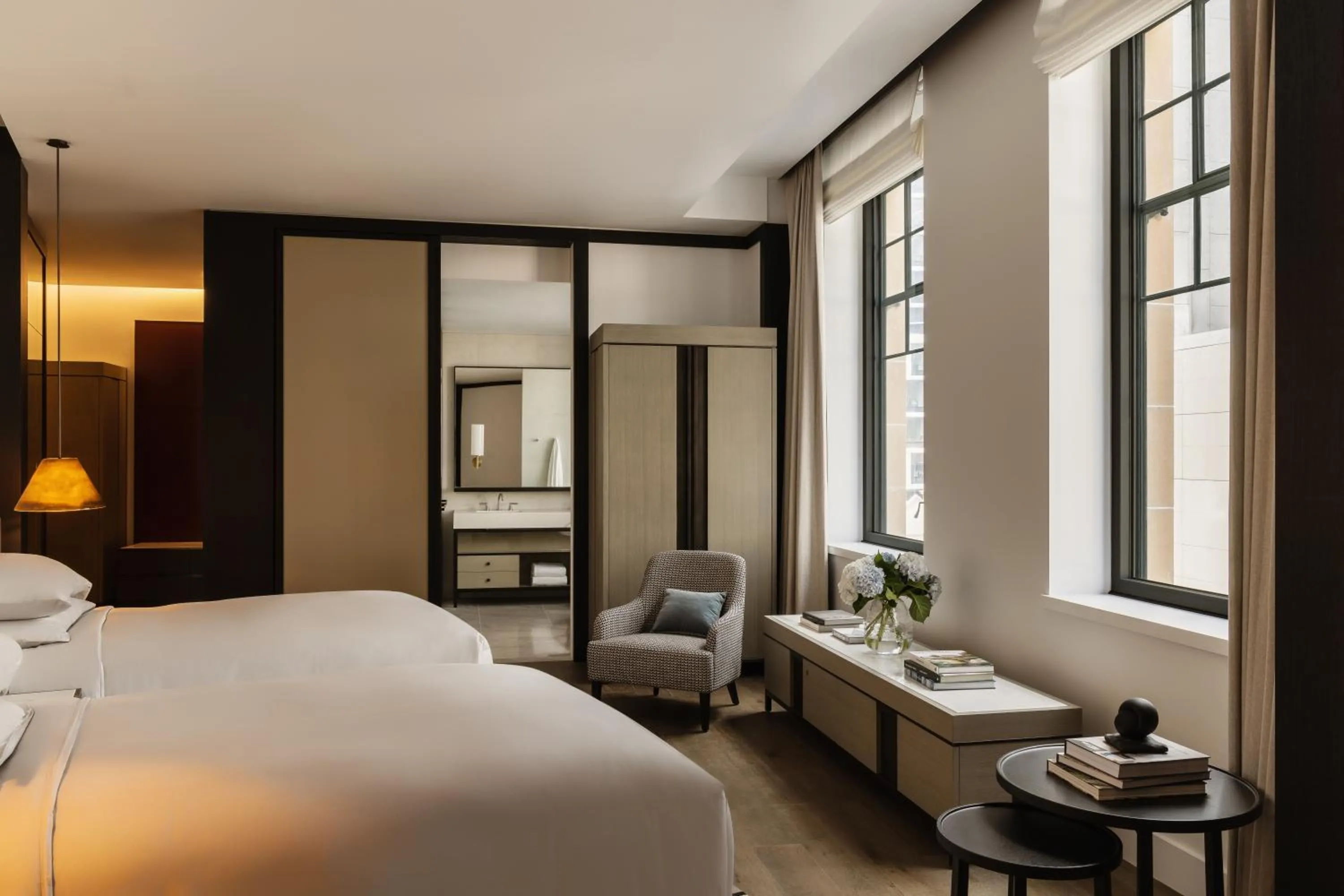 Bedroom, Bed in Capella Sydney