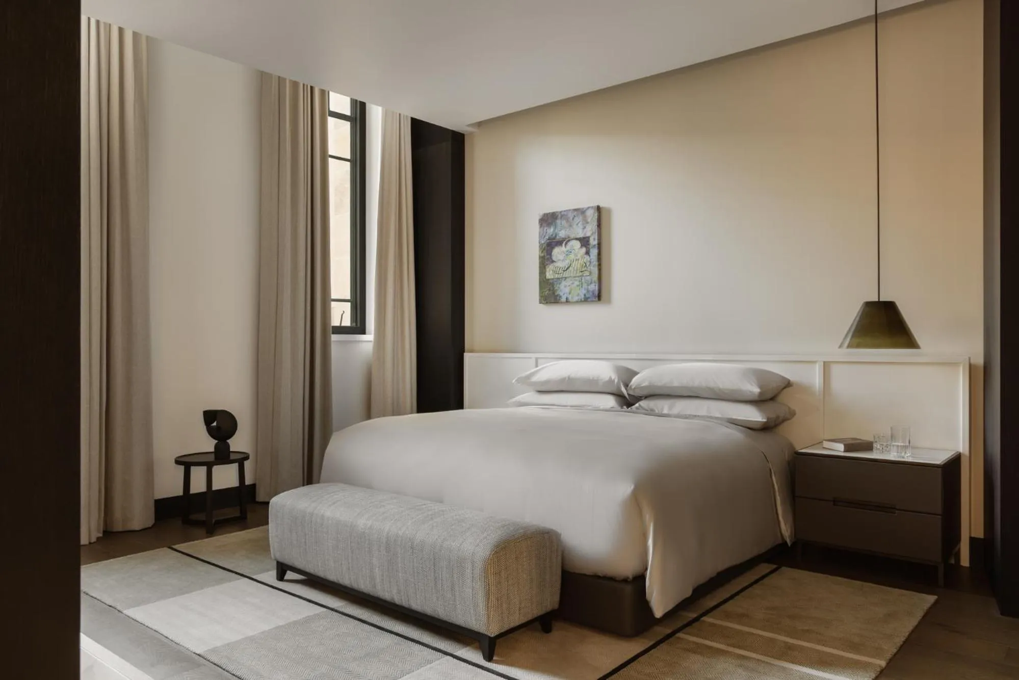 Bedroom, Bed in Capella Sydney