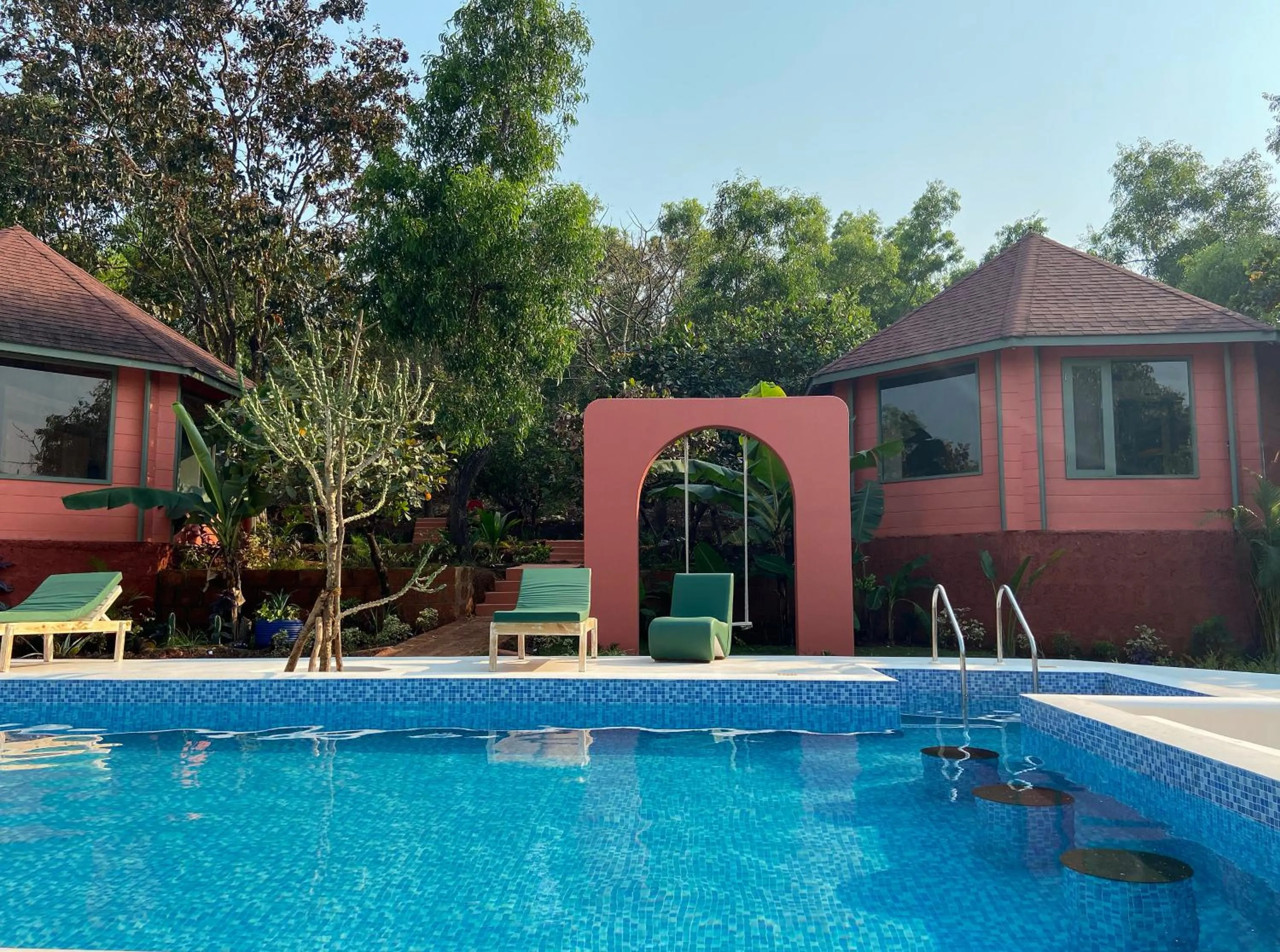 Pool view in Habitus Resort