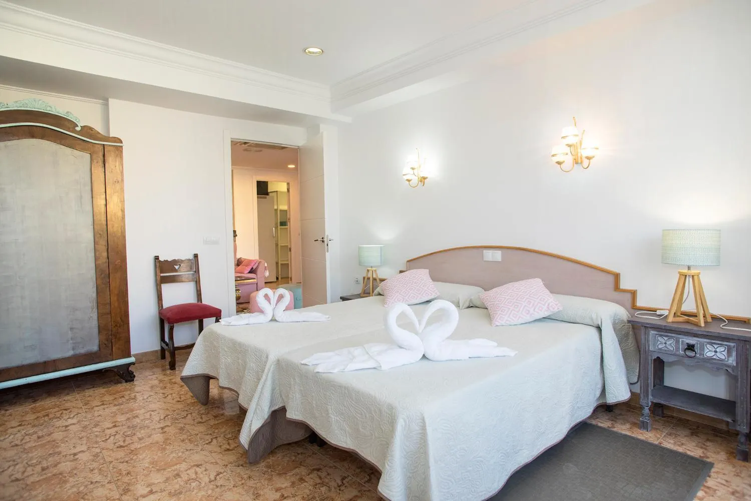 Bedroom, Bed in Hotel Villa Barbara