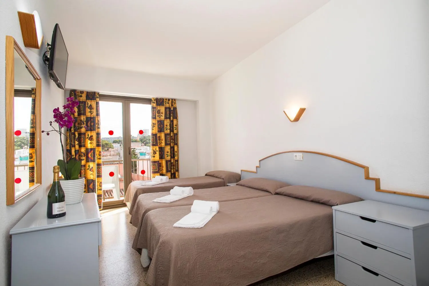 Bedroom, Bed in Hotel Villa Barbara