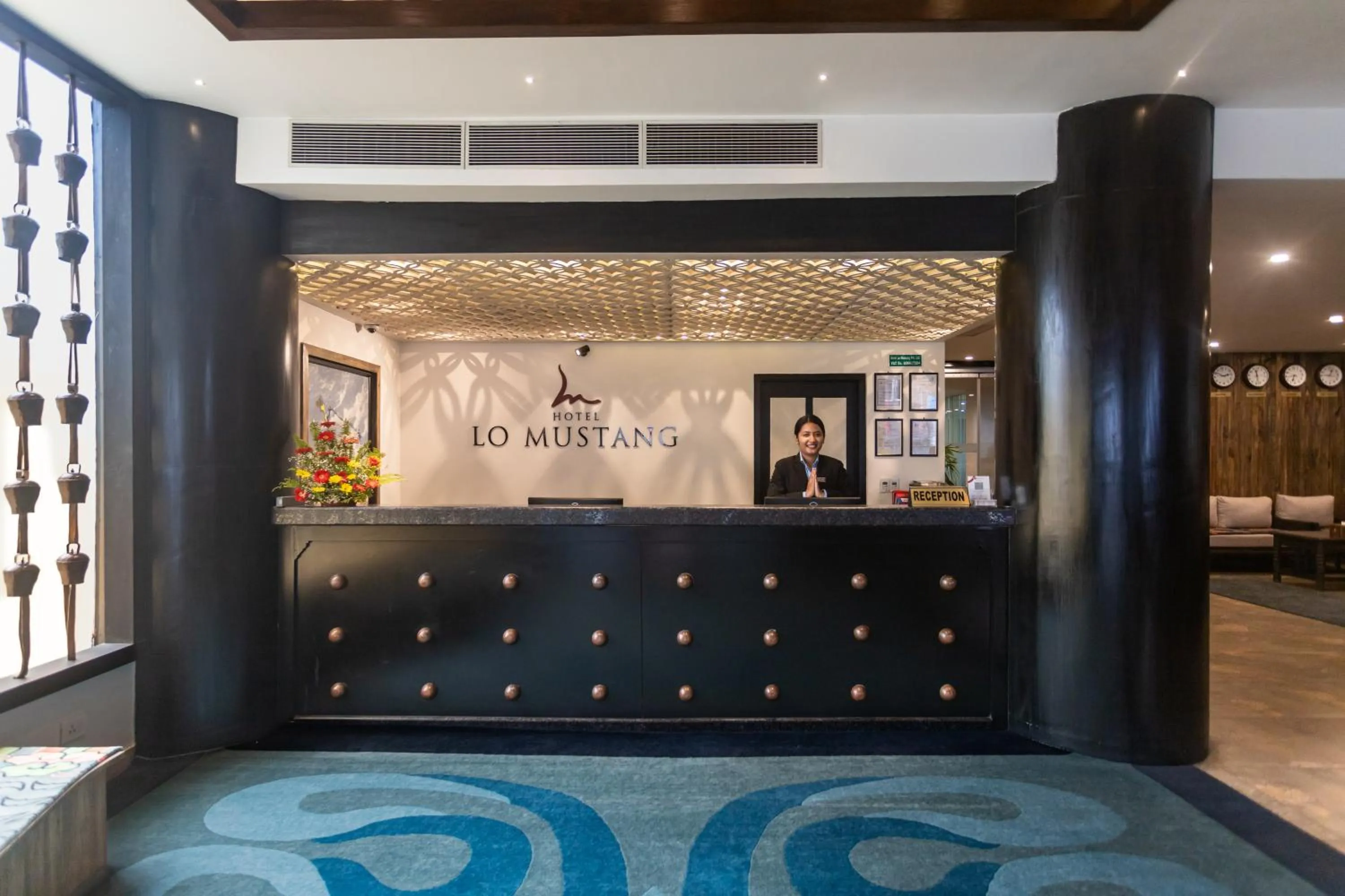Lobby or reception in Hotel Lo Mustang