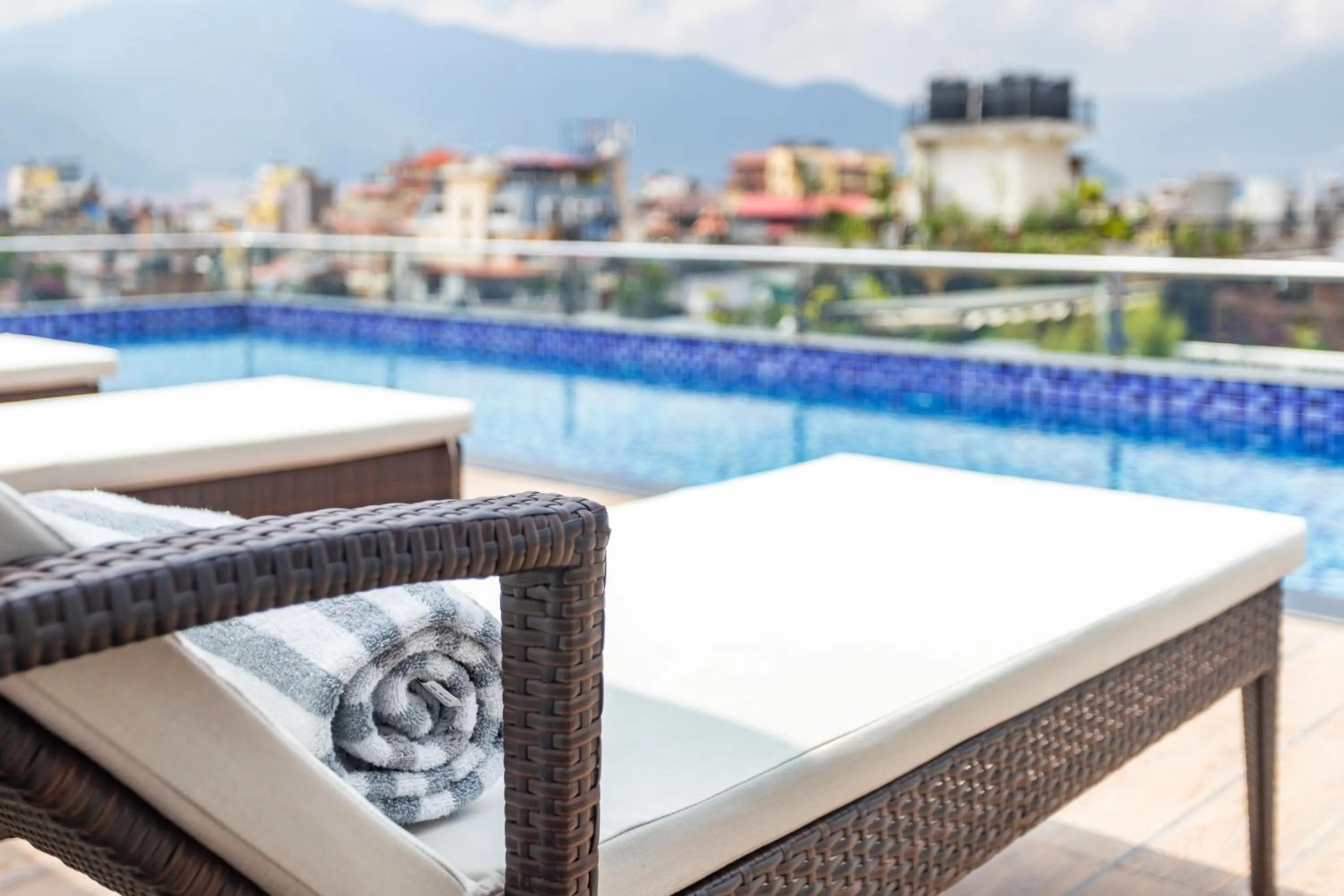 Swimming pool in Hotel Lo Mustang