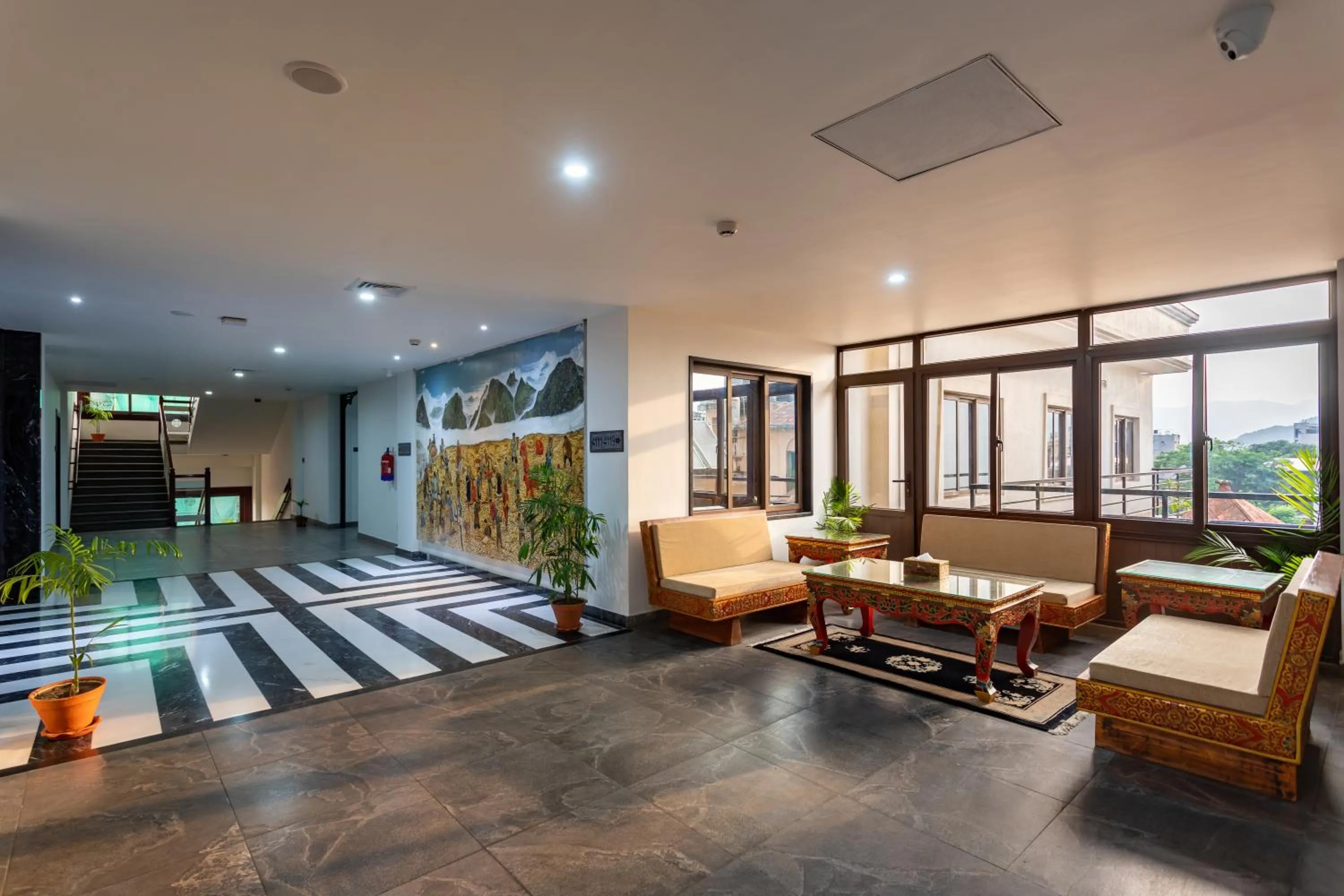 Facade/entrance in Hotel Lo Mustang