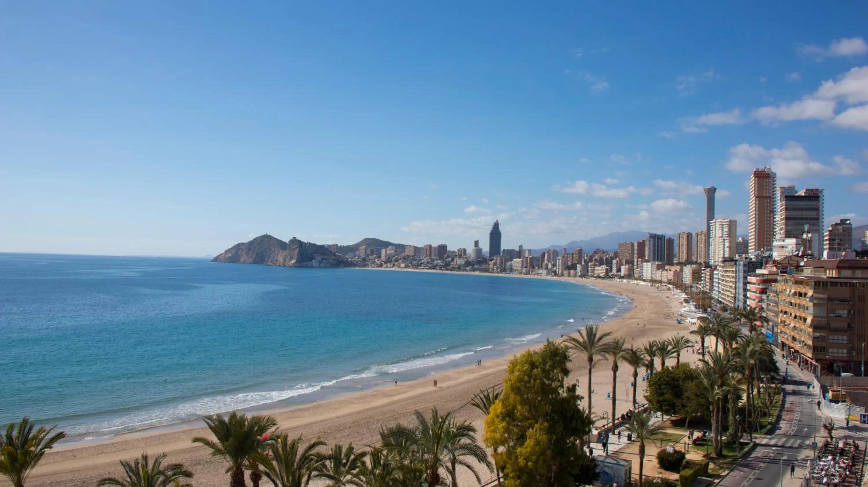 Beach in Casual Pop Art Benidorm