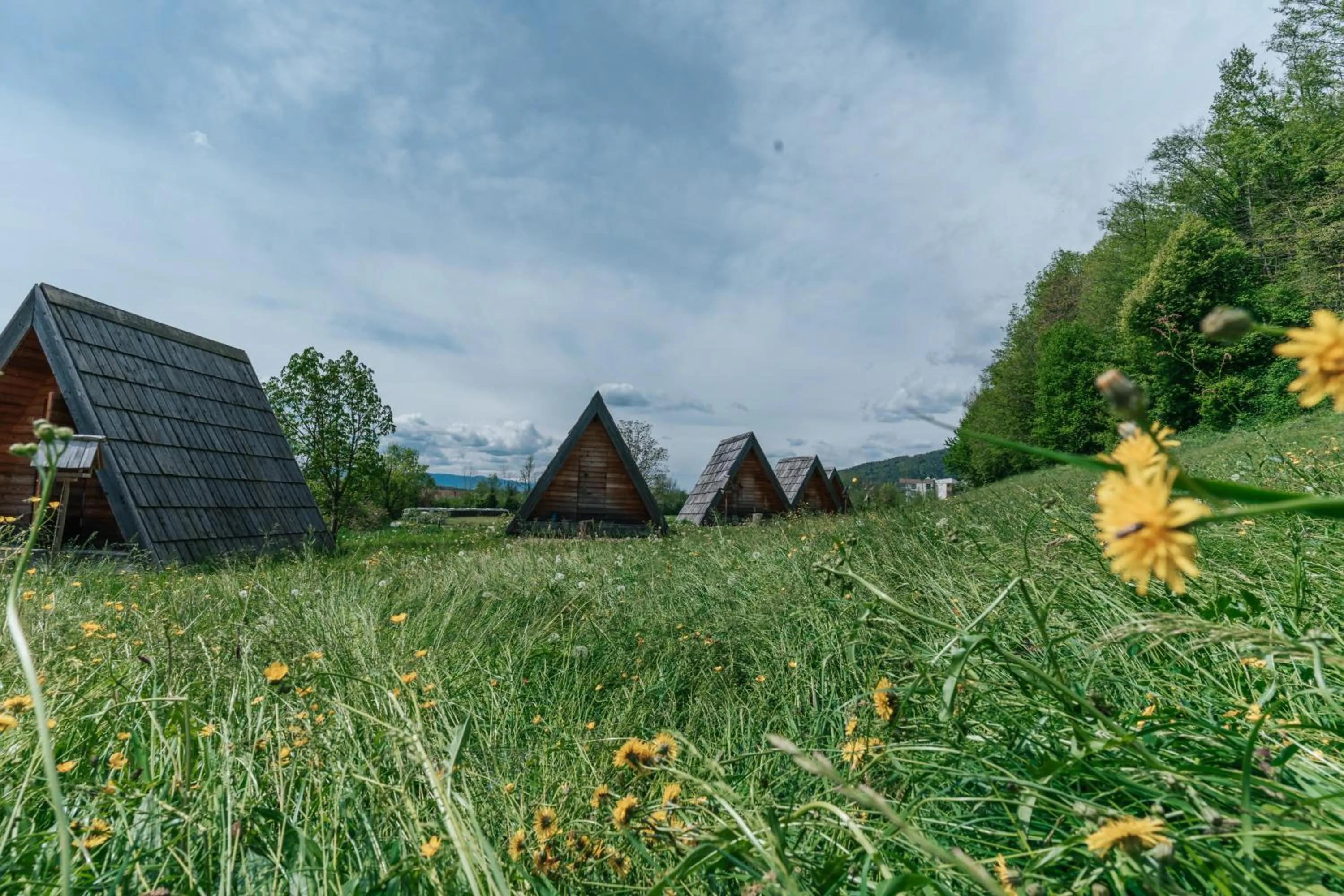 Natural landscape in Eko Glamping Resort Krištof