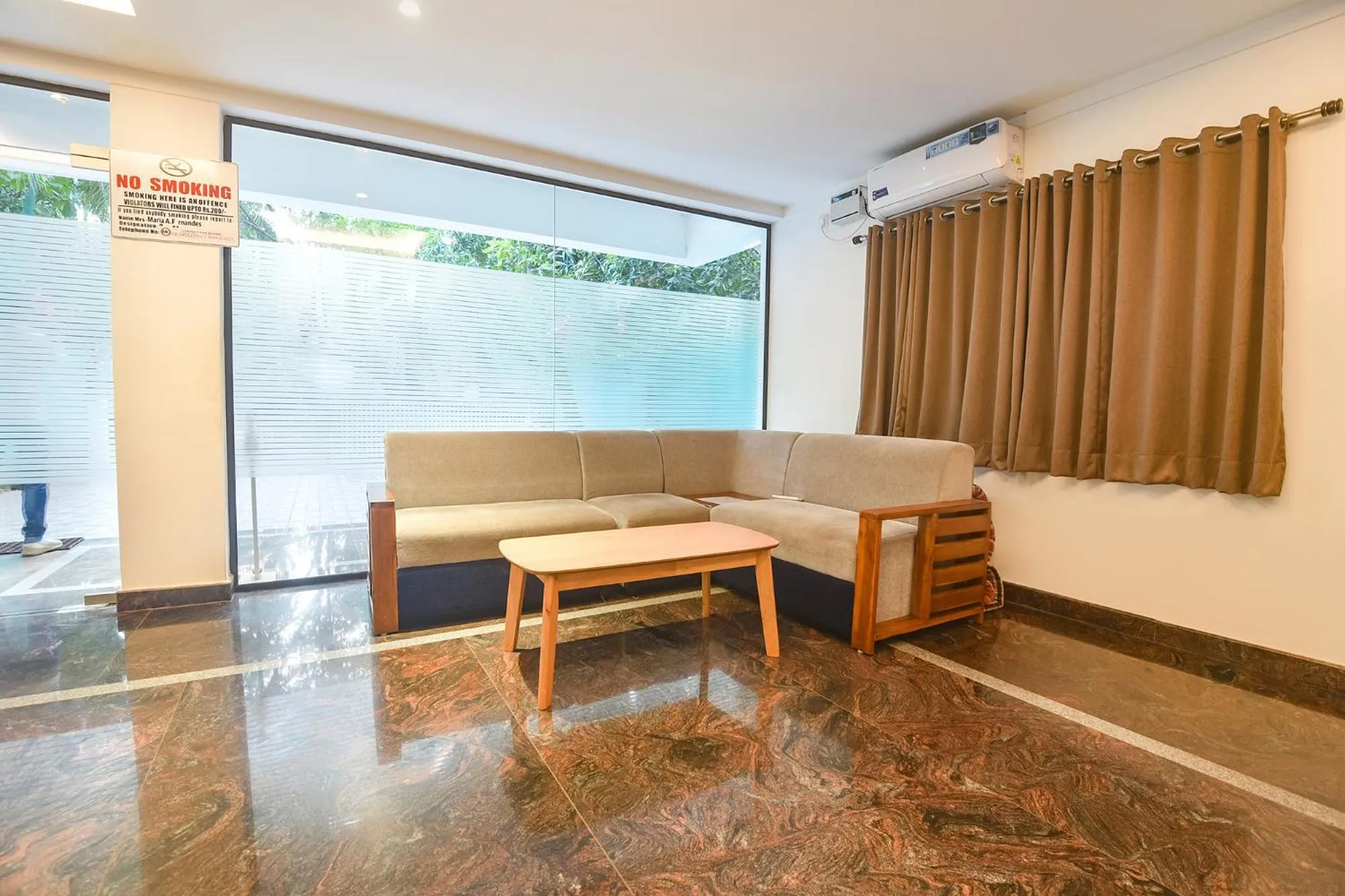 Seating area in Via MA Homes - Nr Morjim Beach