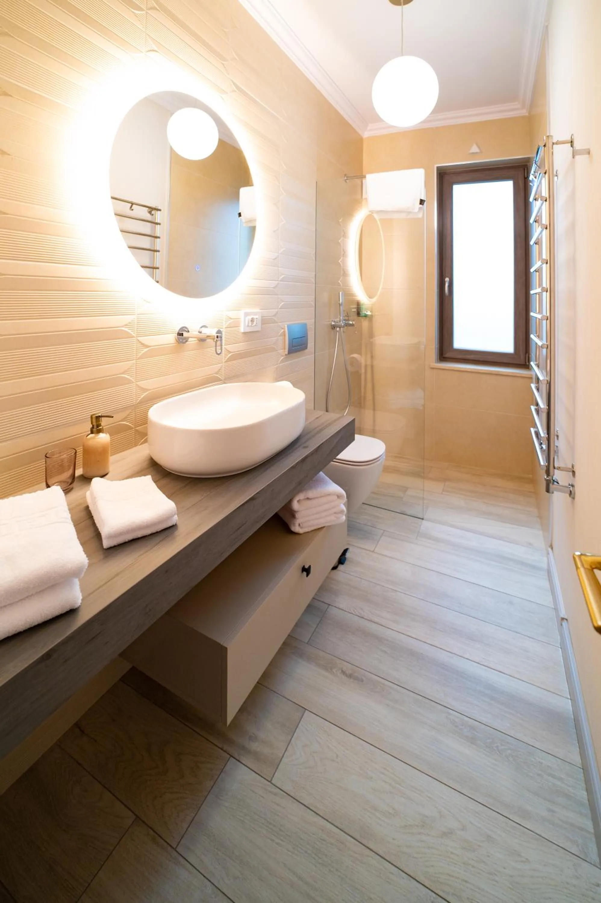 Shower in First Apartments