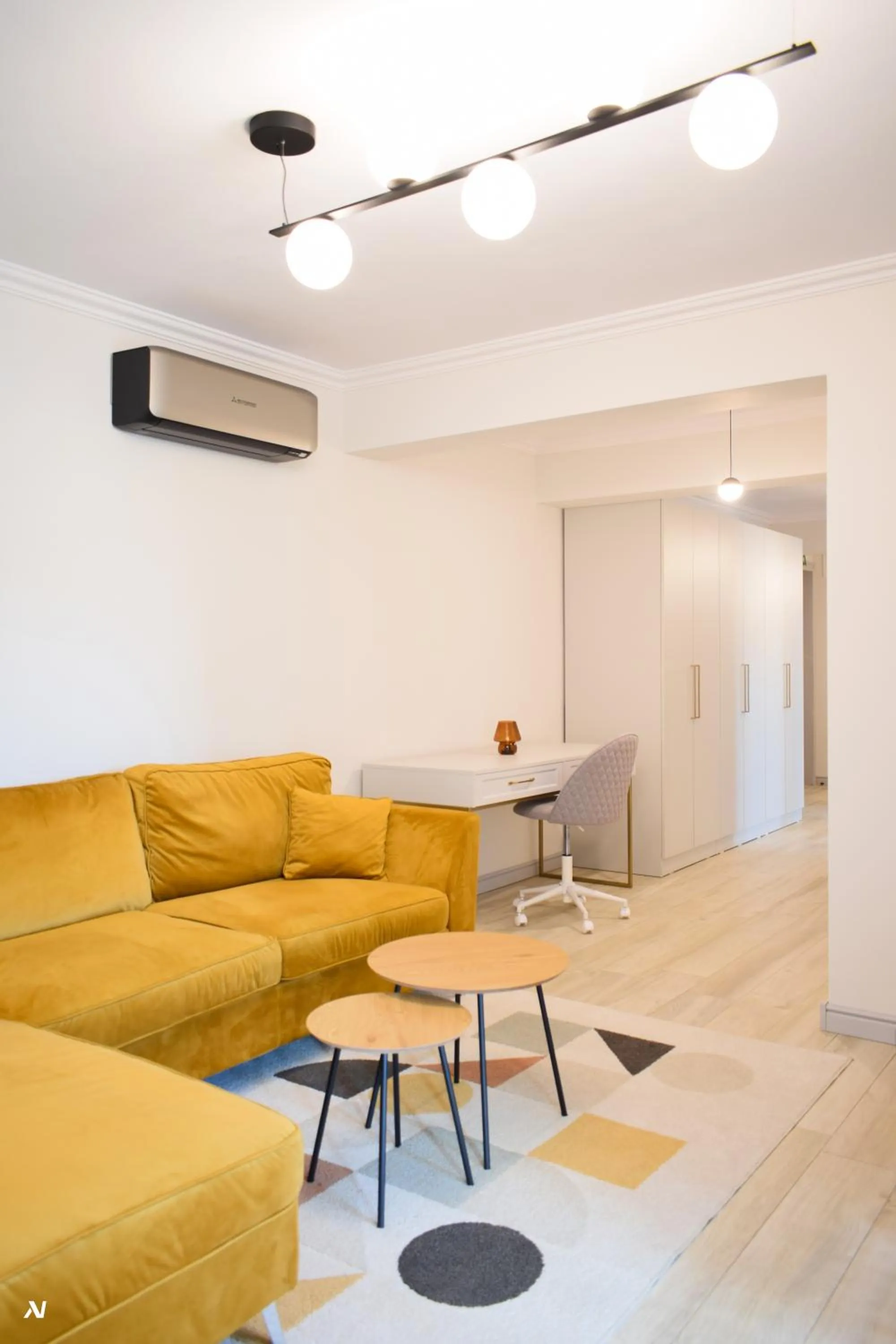 Living room in First Apartments