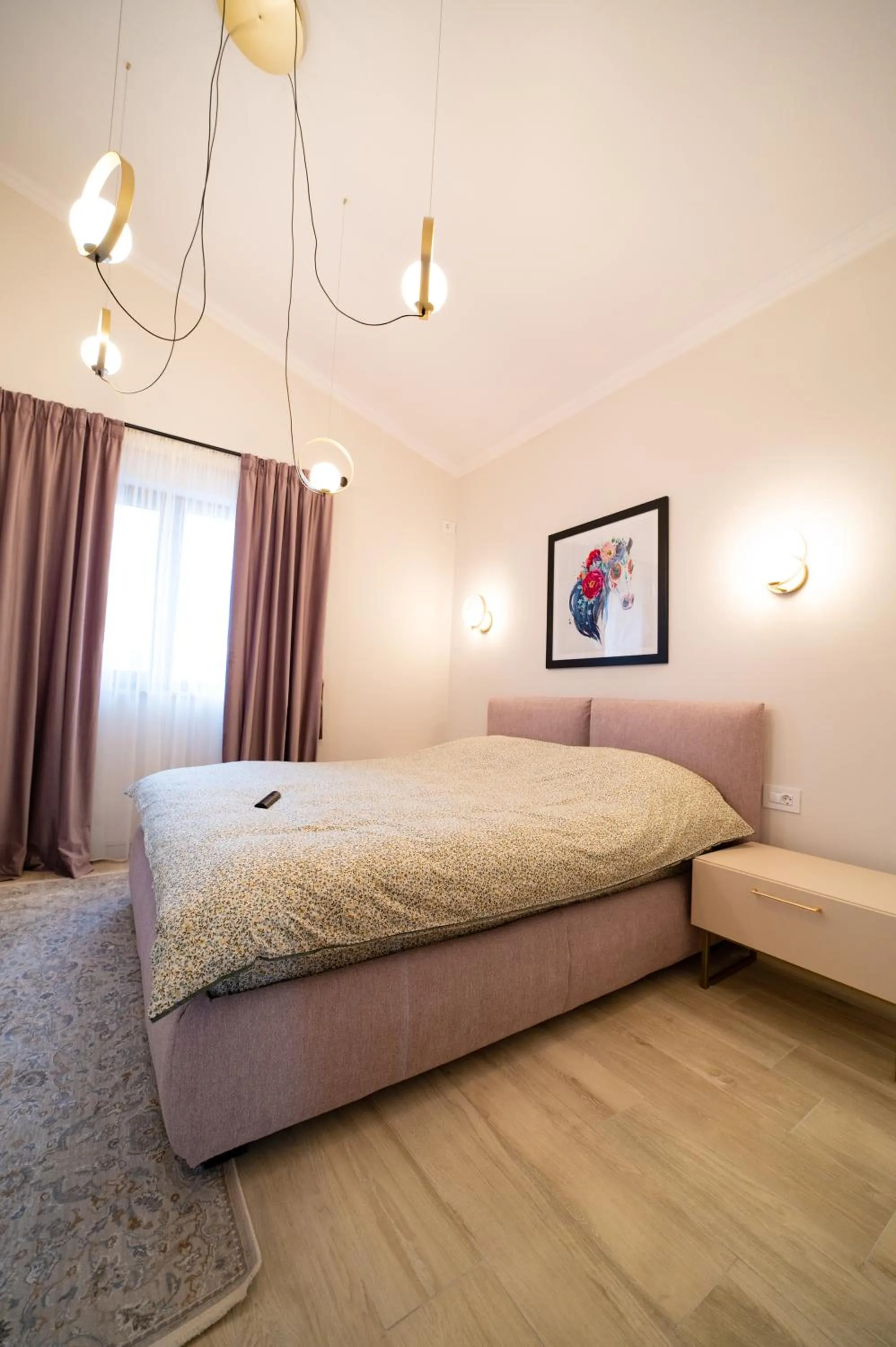 Bedroom, Bed in First Apartments