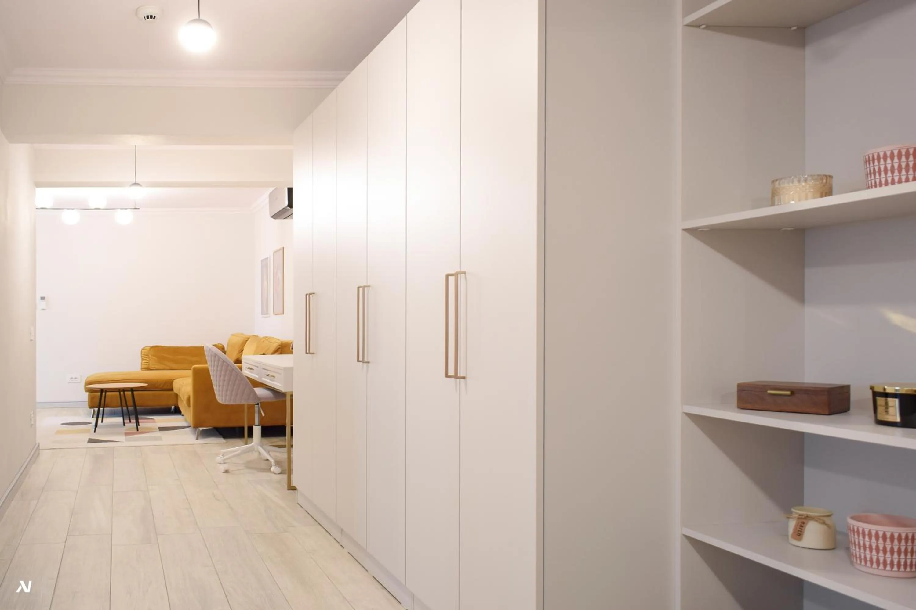 Living room in First Apartments