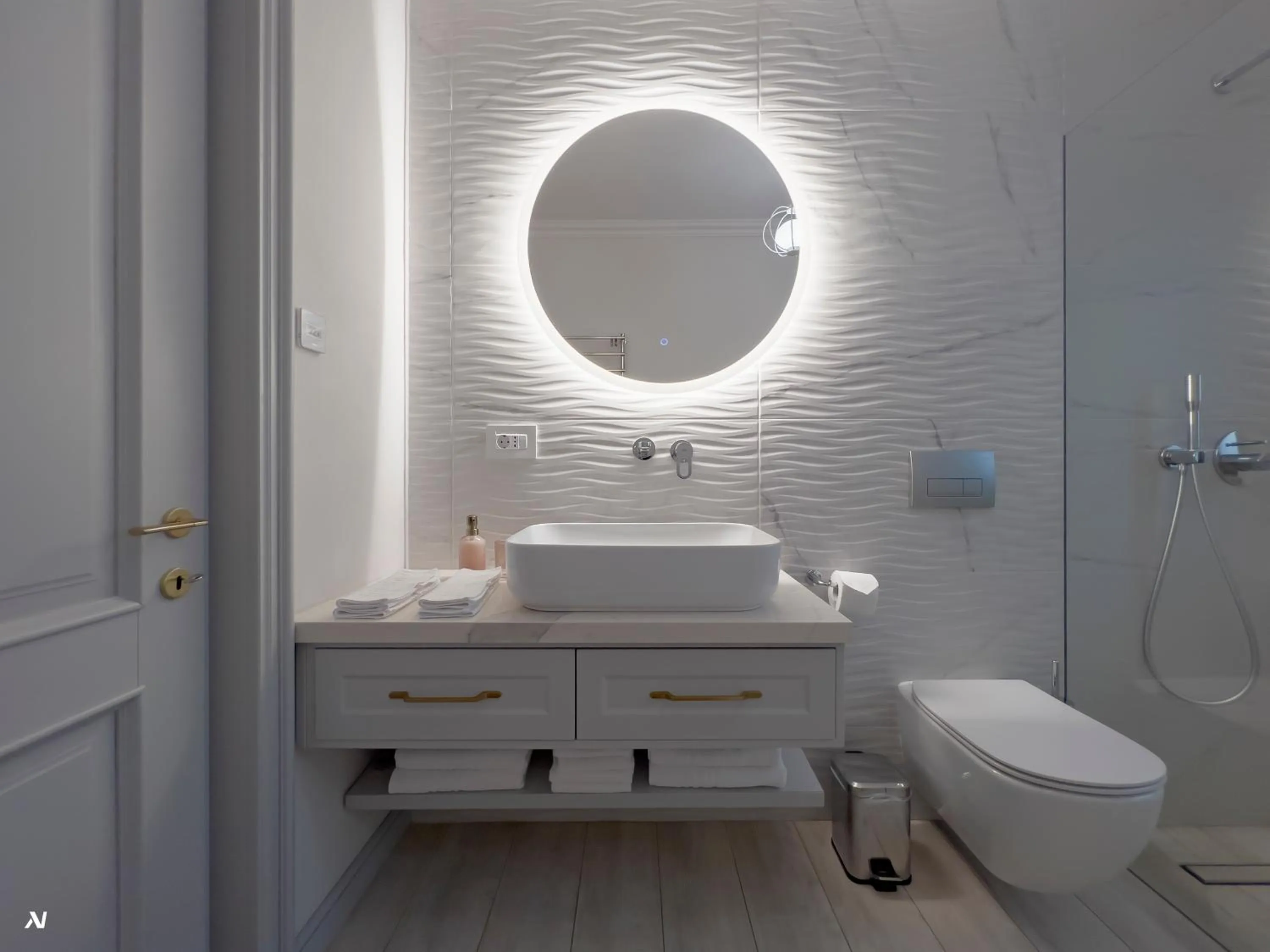 Shower in First Apartments