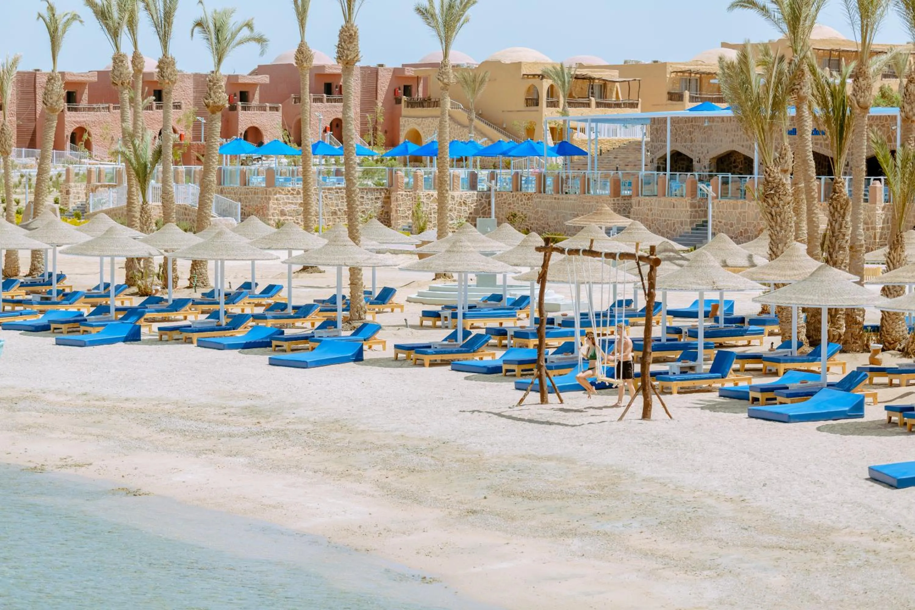 Beach in Pickalbatros Villaggio Aqua Park - Portofino Marsa Alam