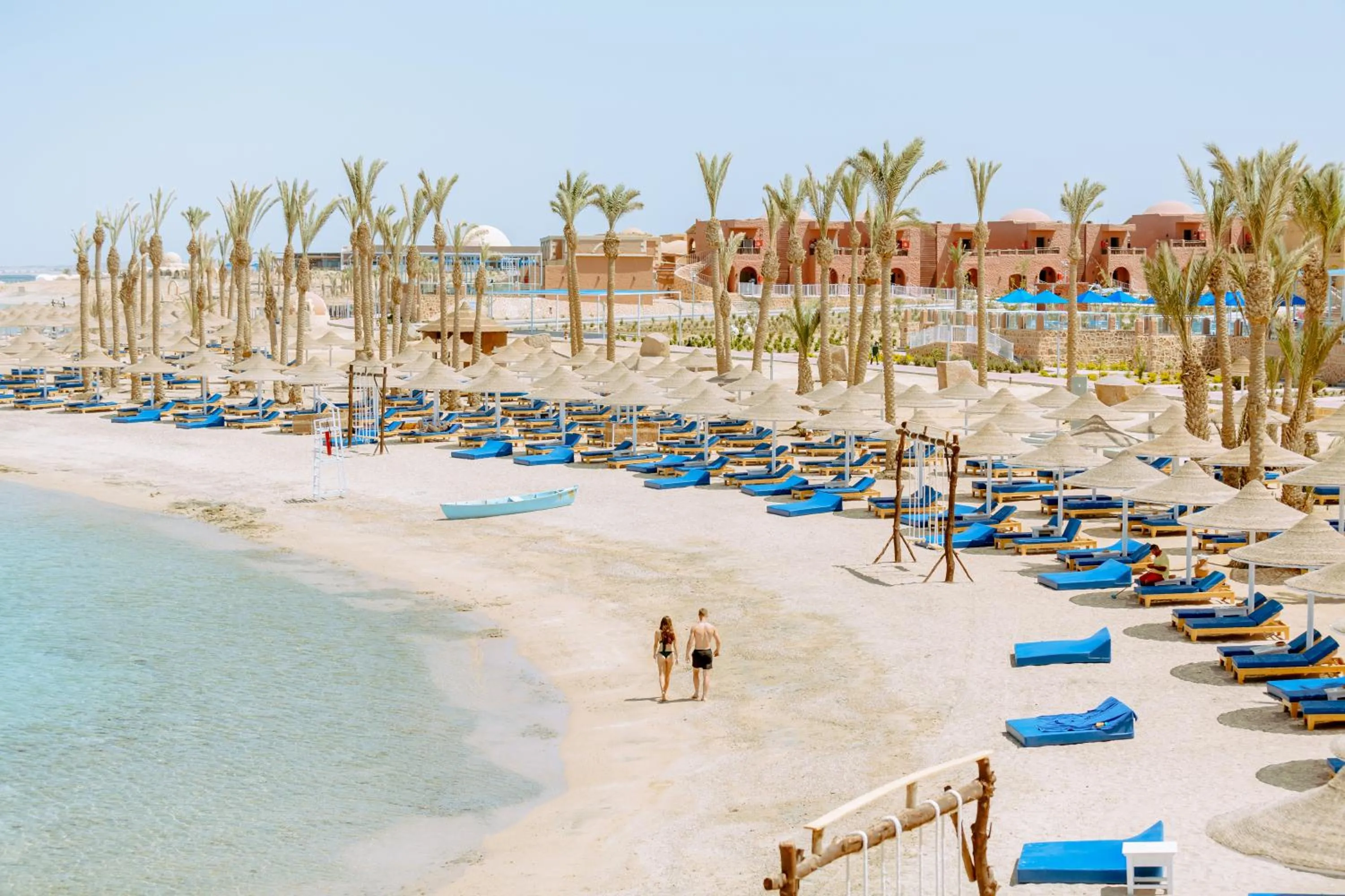 Beach in Pickalbatros Villaggio Aqua Park - Portofino Marsa Alam