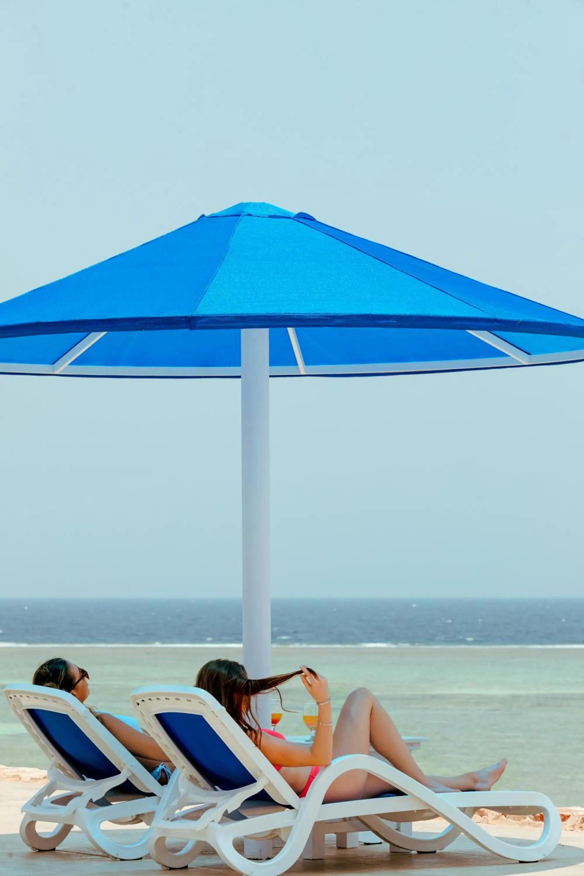 Beach in Pickalbatros Villaggio Aqua Park - Portofino Marsa Alam