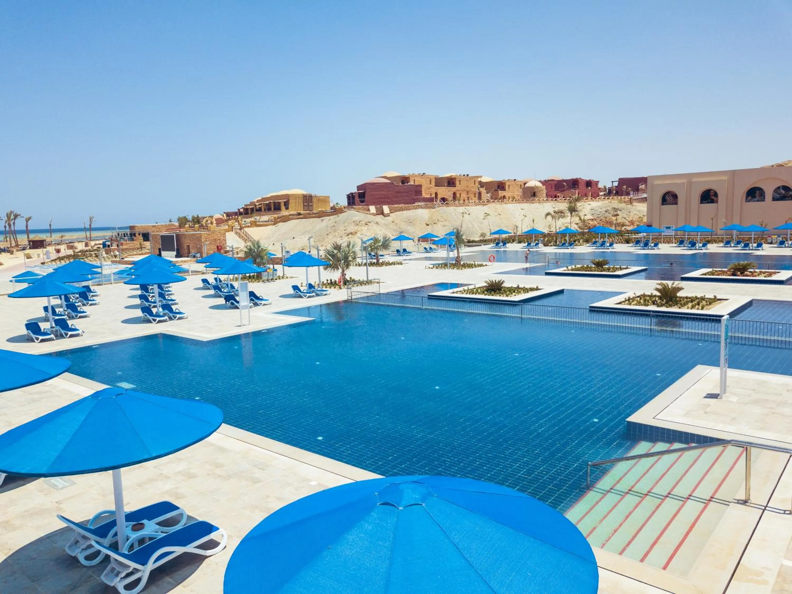 Beach in Pickalbatros Villaggio Aqua Park - Portofino Marsa Alam