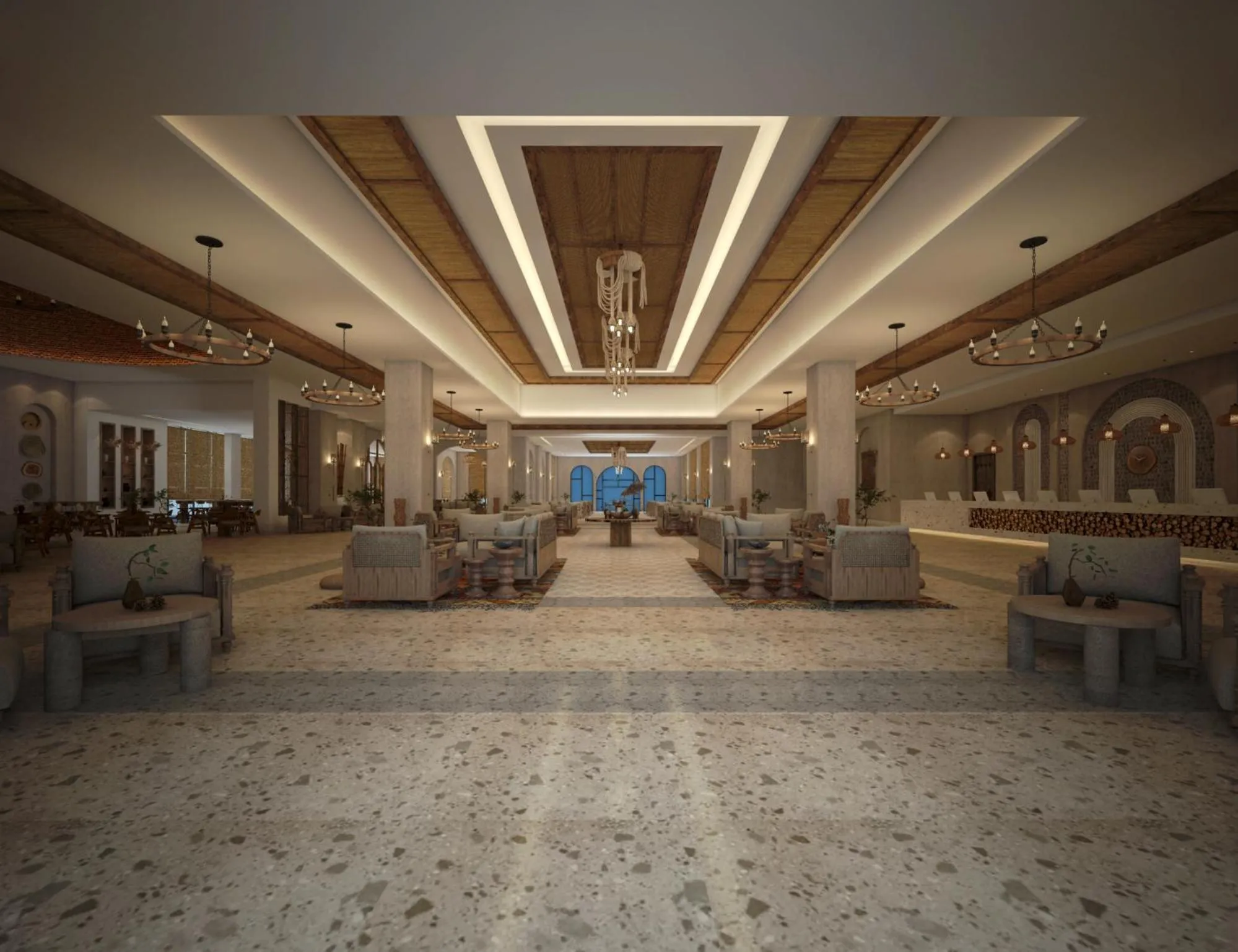 Lobby or reception in Pickalbatros Villaggio Aqua Park - Portofino Marsa Alam
